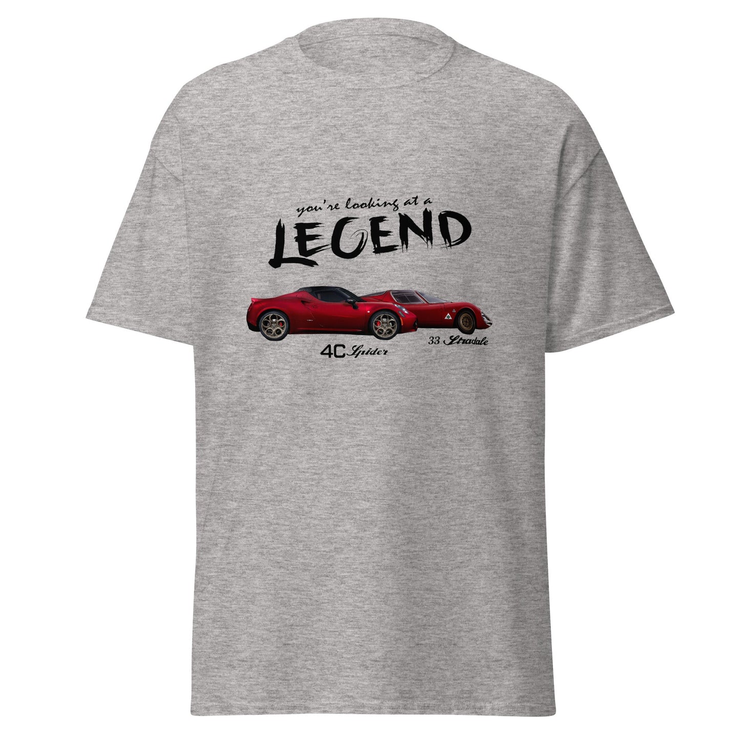 T-shirt Alfa Romeo 4c spider tributo Alfa 33 stradale