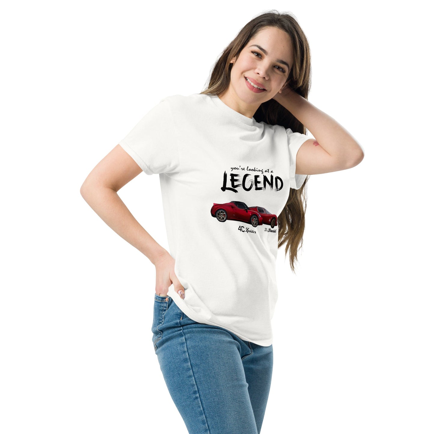 T-shirt Alfa Romeo 4c spider tributo Alfa 33 stradale