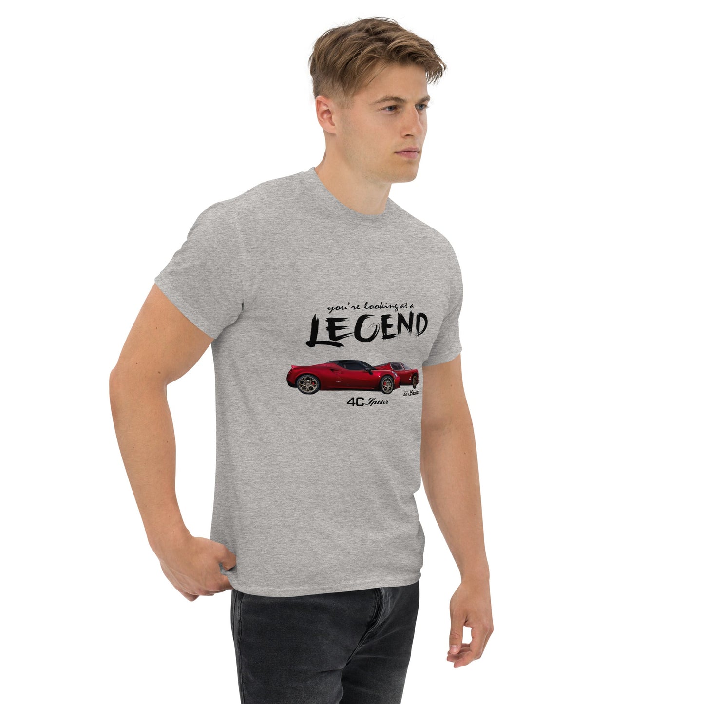 T-shirt Alfa Romeo 4c spider tributo Alfa 33 stradale