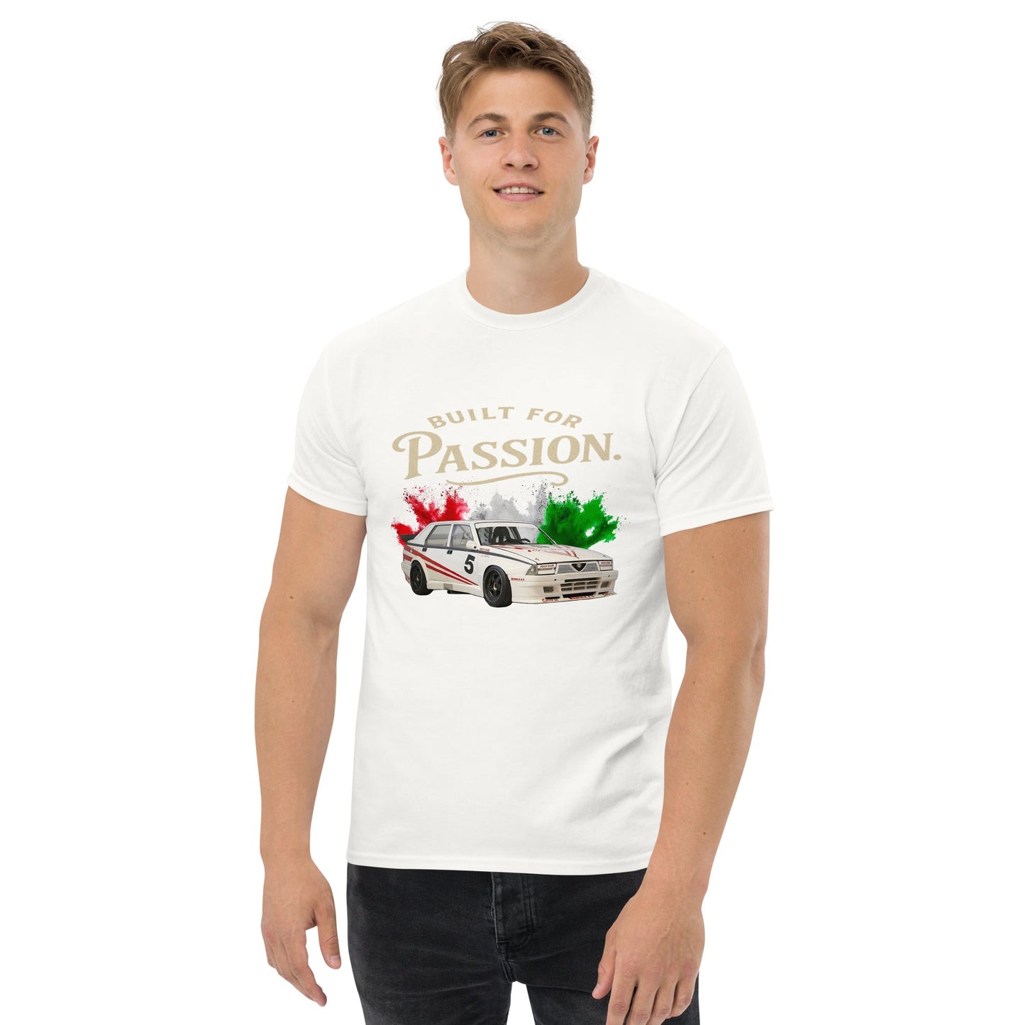 T-shirt Alfa Romeo 75 Built for passion
