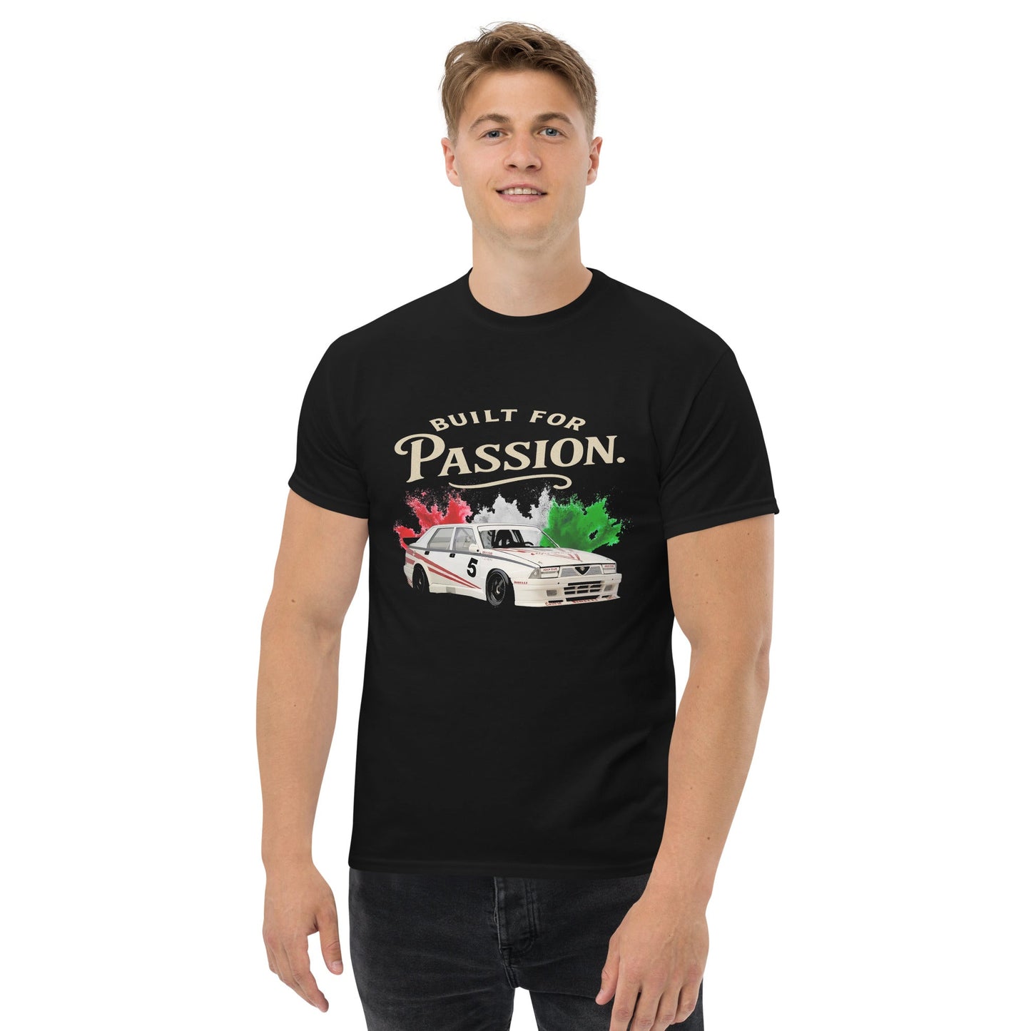T-shirt Alfa Romeo 75 Built for passion