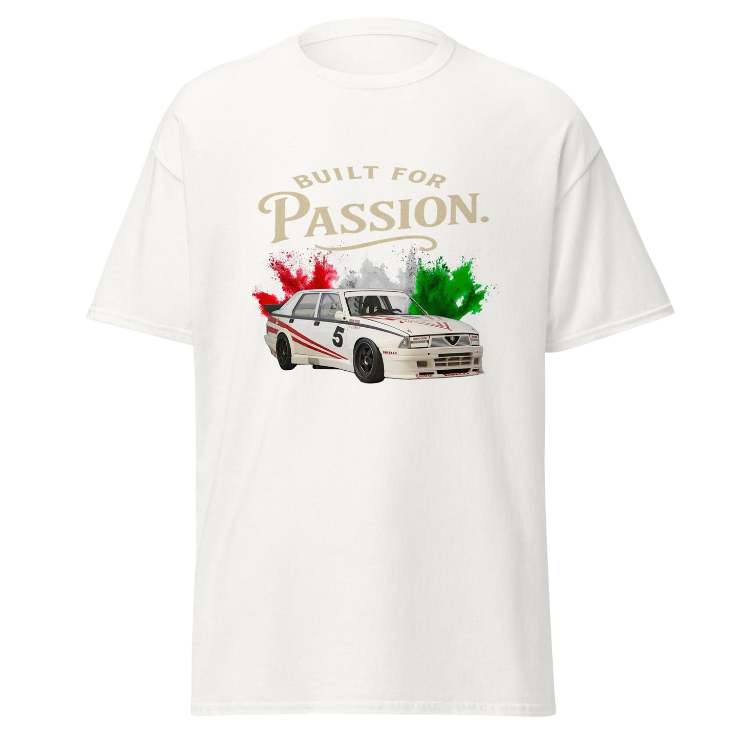 T-shirt Alfa Romeo 75 Built for passion
