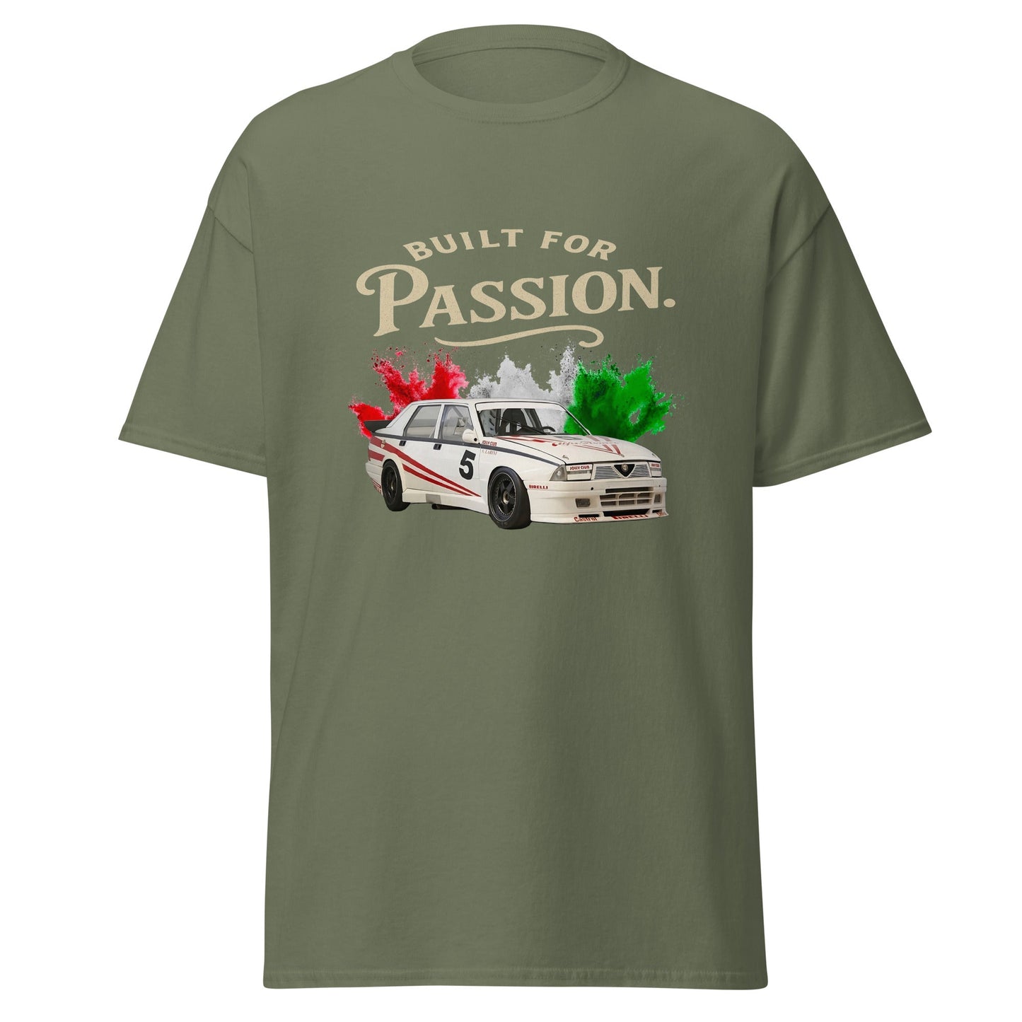 T-shirt Alfa Romeo 75 Built for passion