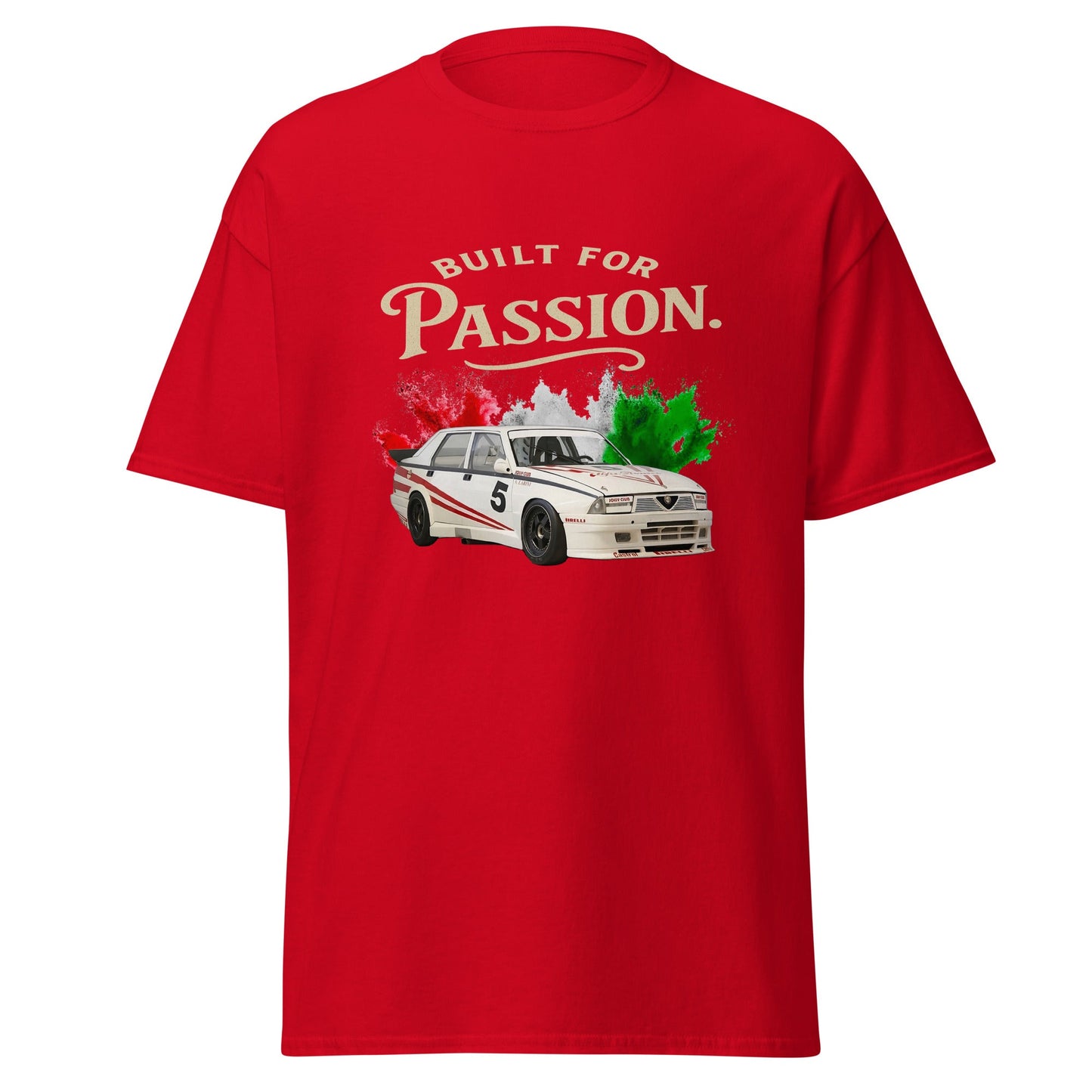 T-shirt Alfa Romeo 75 Built for passion