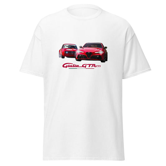 T-shirt Alfa Romeo Giulia Gtam white