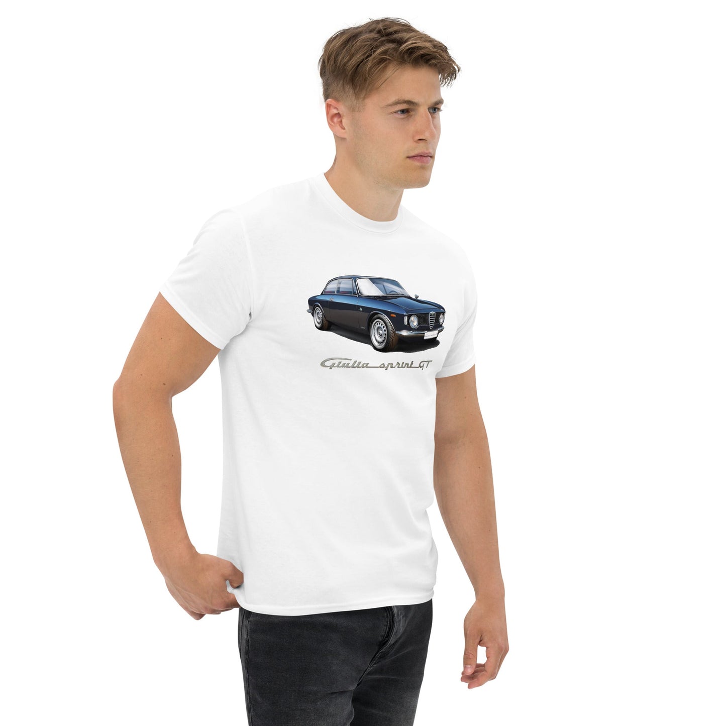 T-shirt alfa romeo giulia sprint gt old car - Alfista Shop