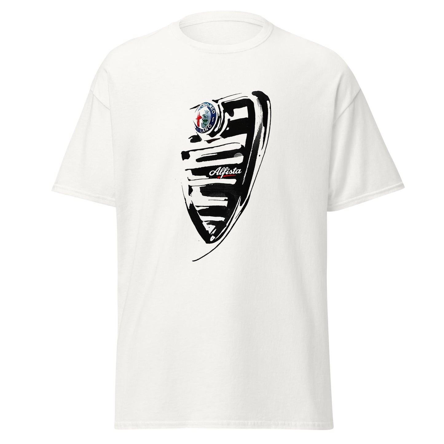 T shirt Alfa Romeo Trilobo Scudo Alfa logo Alfista