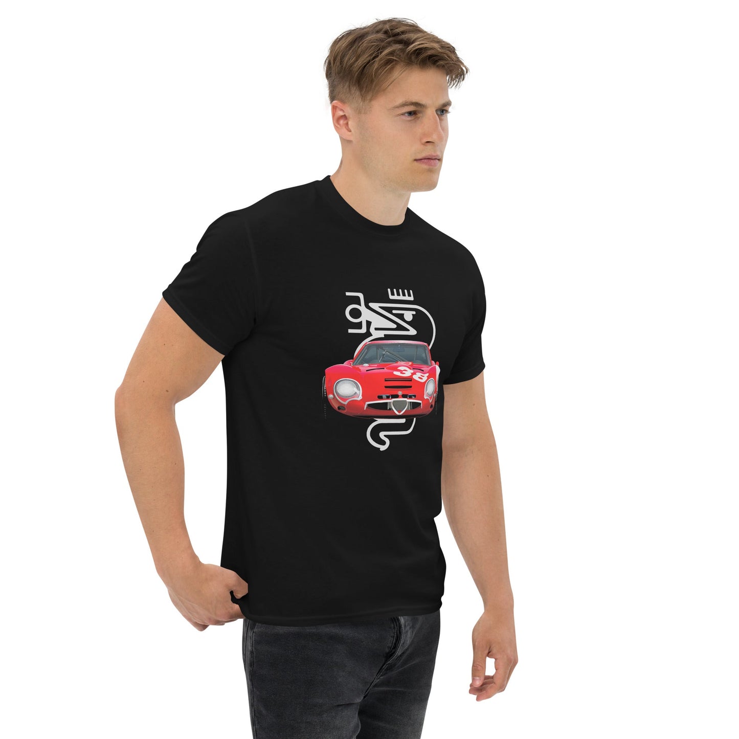 T shirt Alfa Romeo TZ historic car vintage