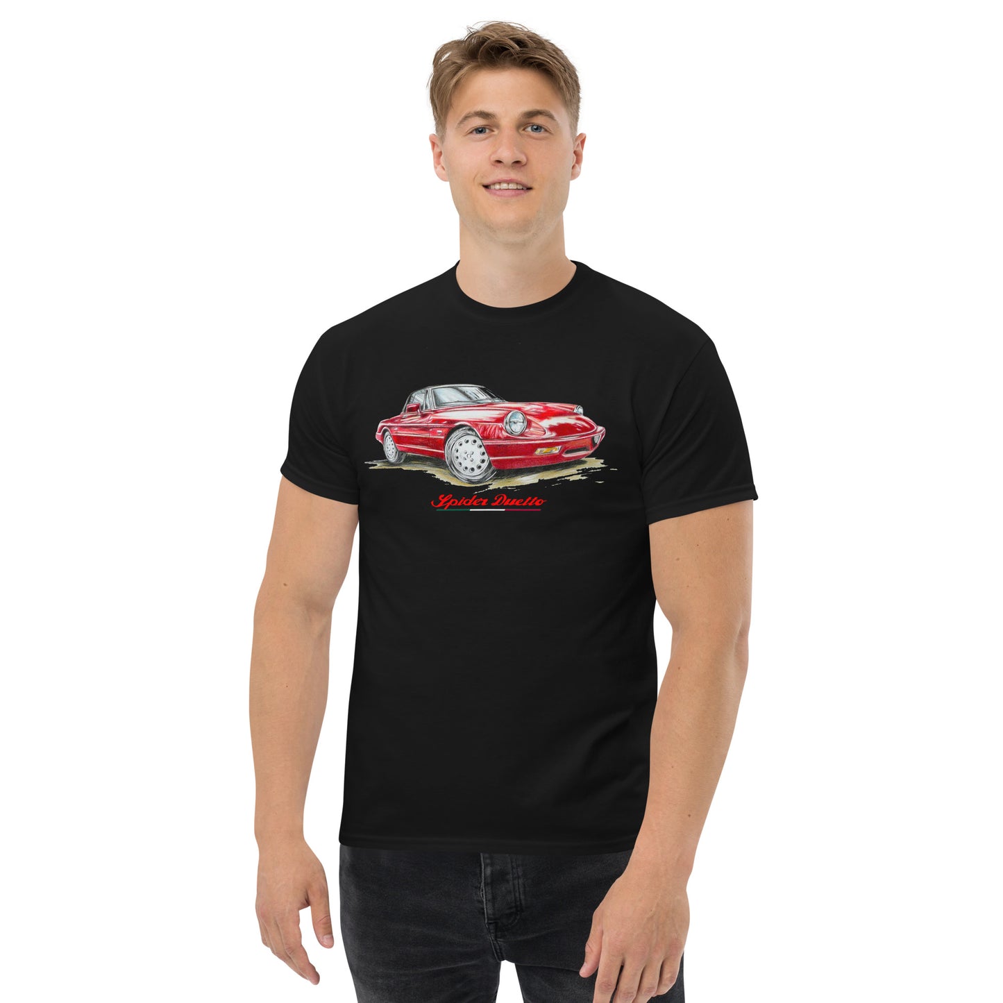 t-shirt alfa romeo spider duetto