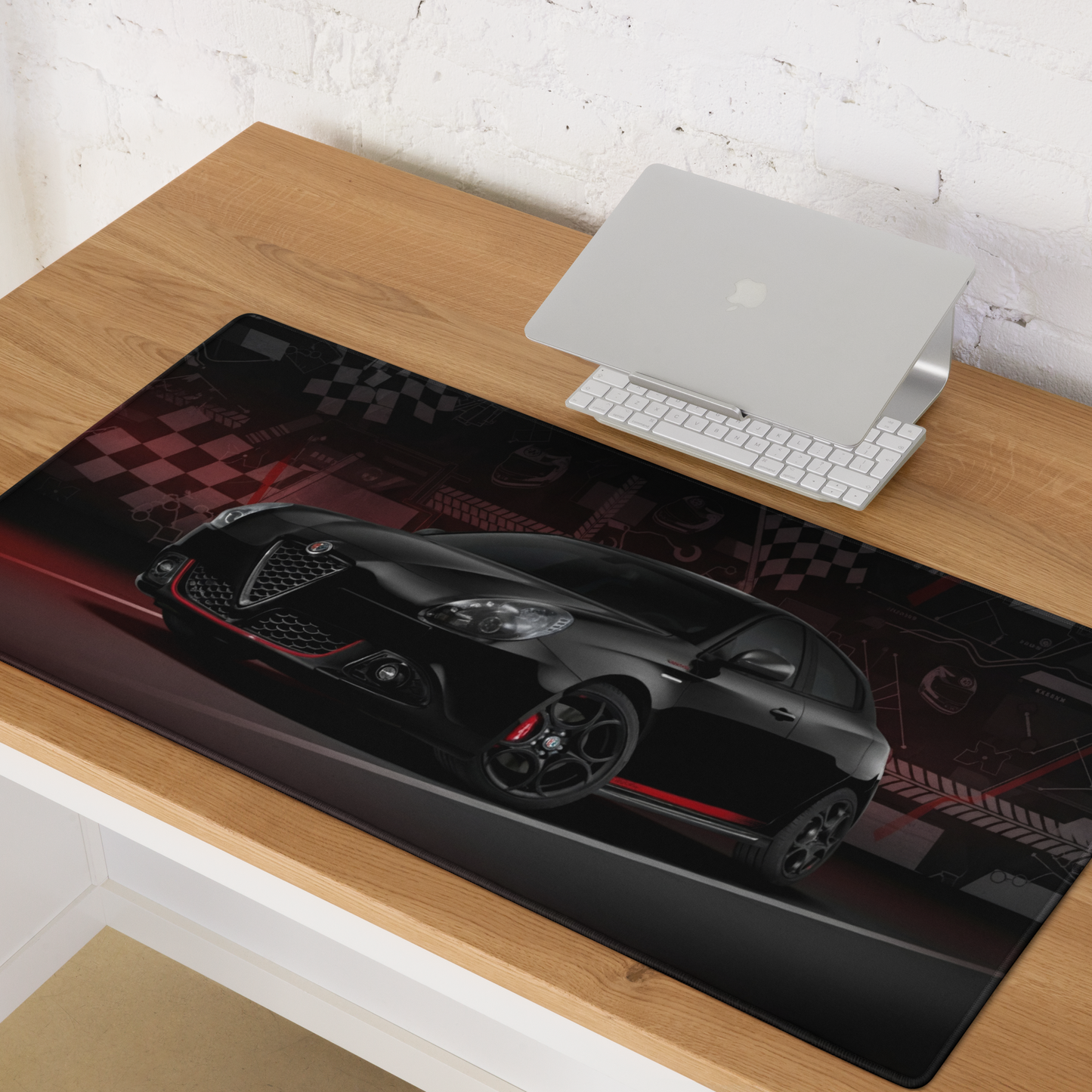 Tappetino Mouse Gaming Pad Alfa Romeo Giulietta Veloce | Perfetto per il Gaming
