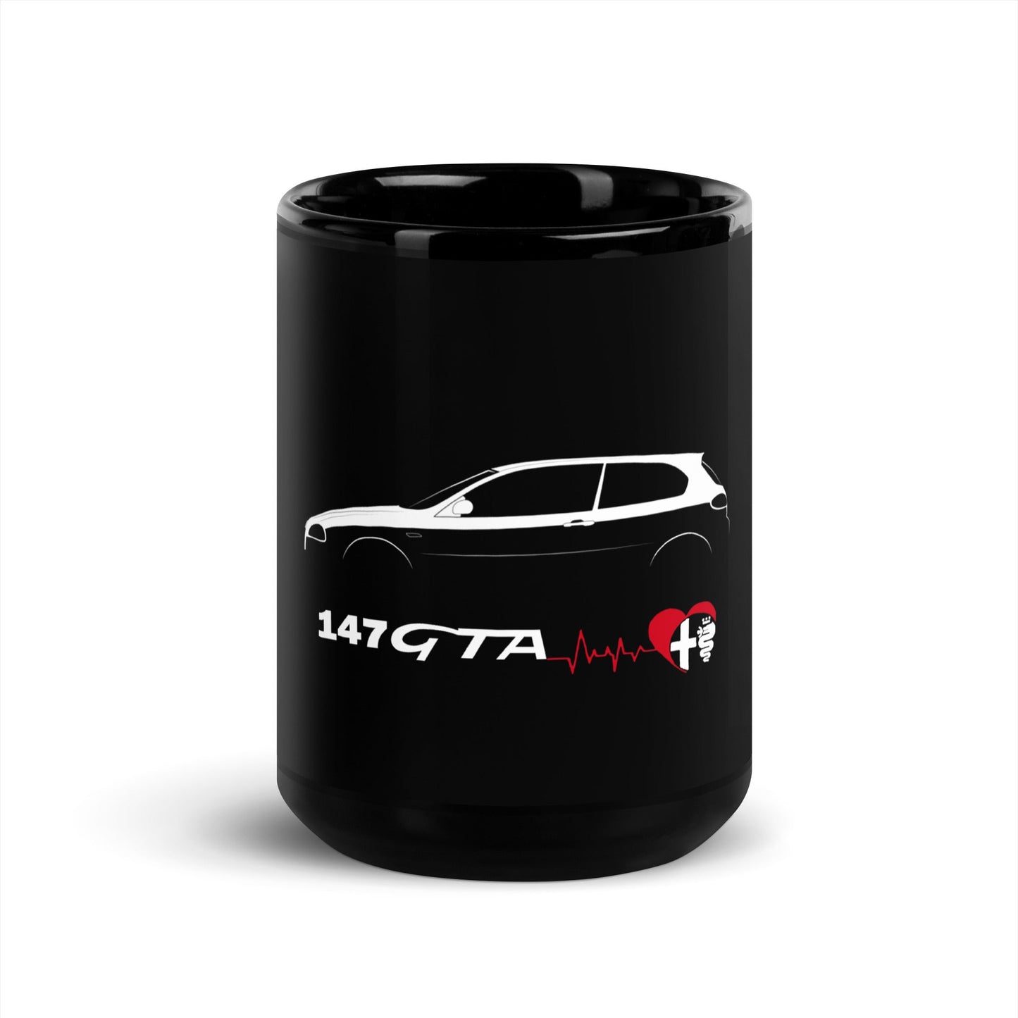 Tazza personalizzata da te per bevande calde dedicata ai fan dell’Alfa Romeo 147 GTA