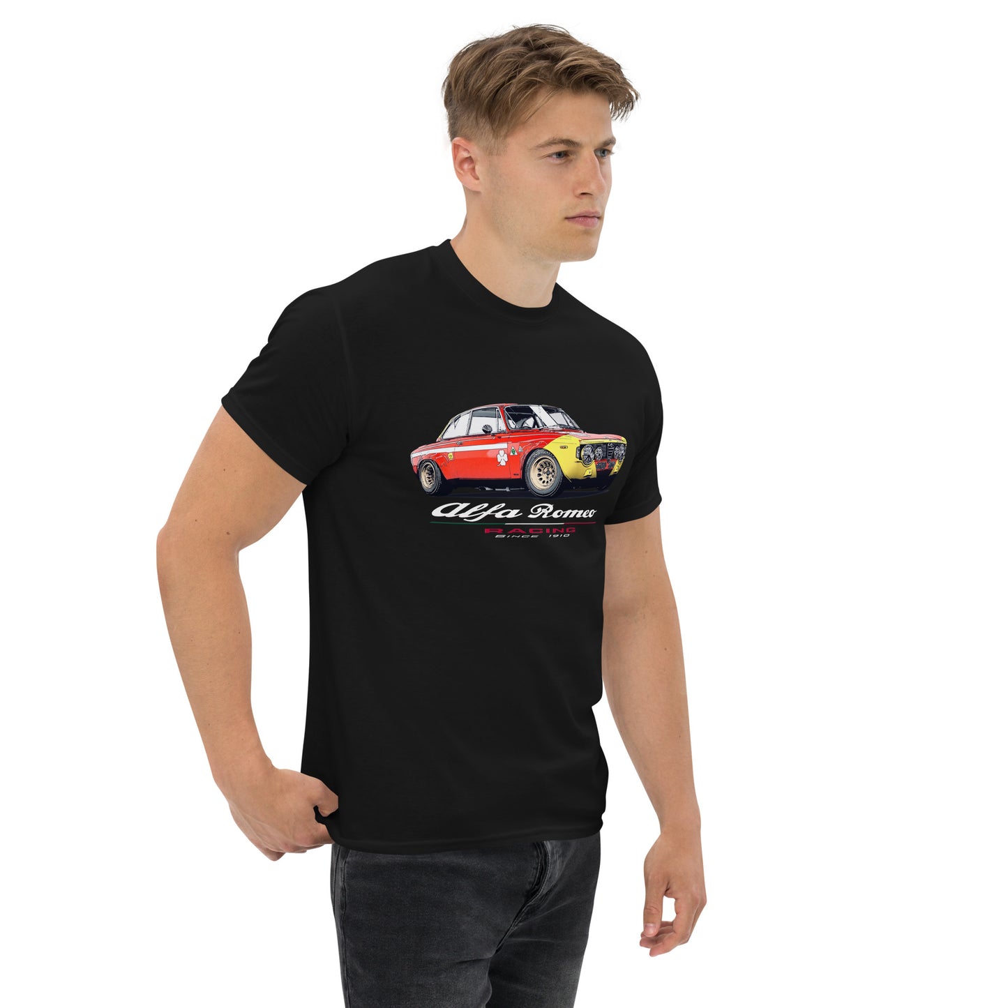 Tshirt Alfa Romeo gt Junior historic car vintage - Alfista Shop