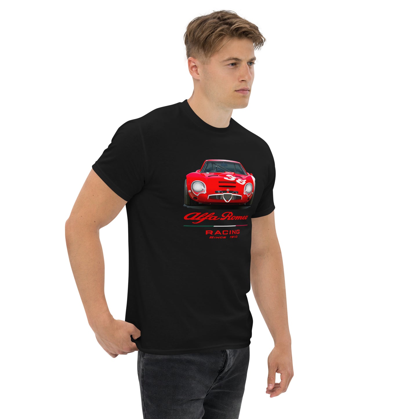 Tshirt Alfa Romeo TZ historic car vintage - Alfista Shop