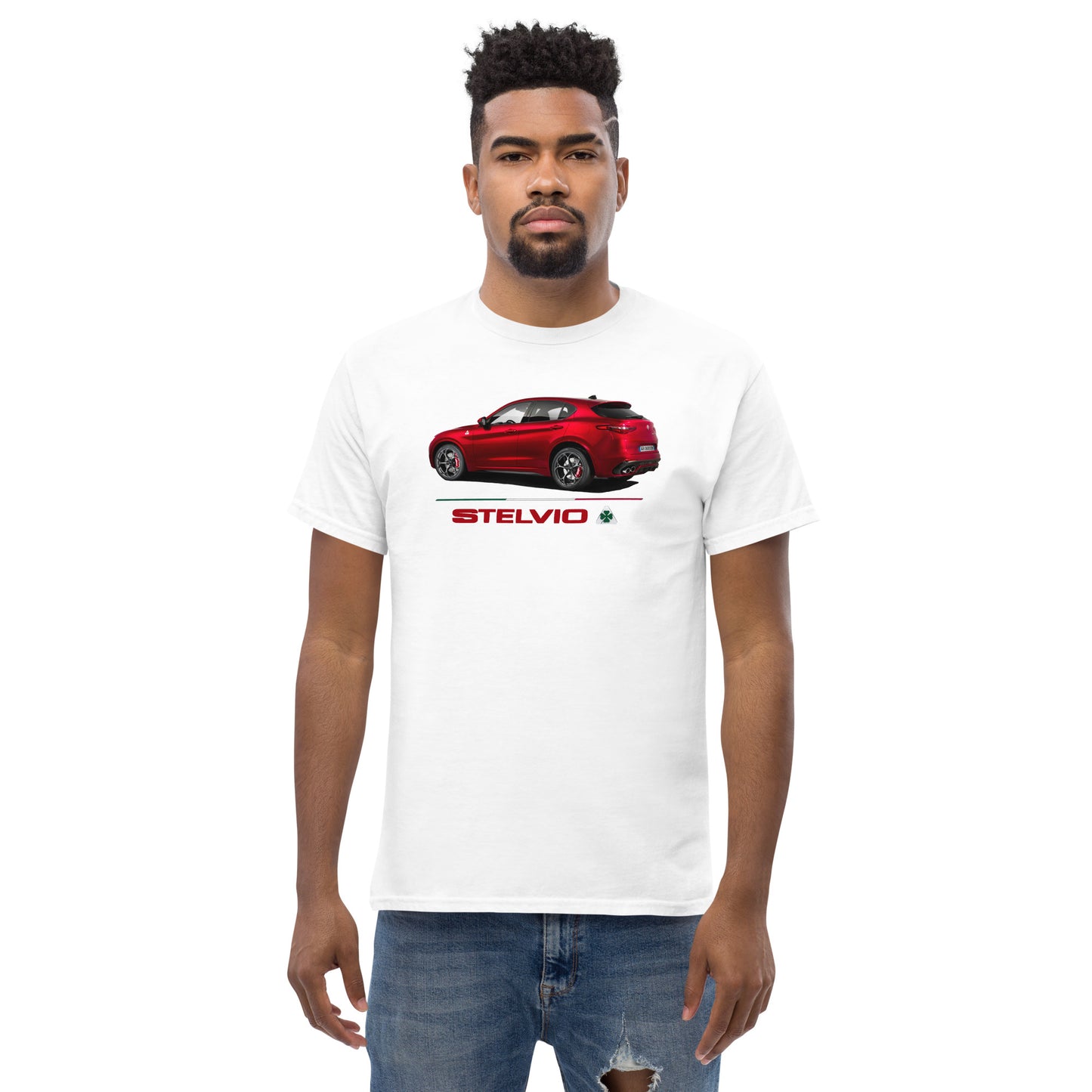 Tshirt Alfa Romeo Stelvio Quadrifoglio - Alfista Shop