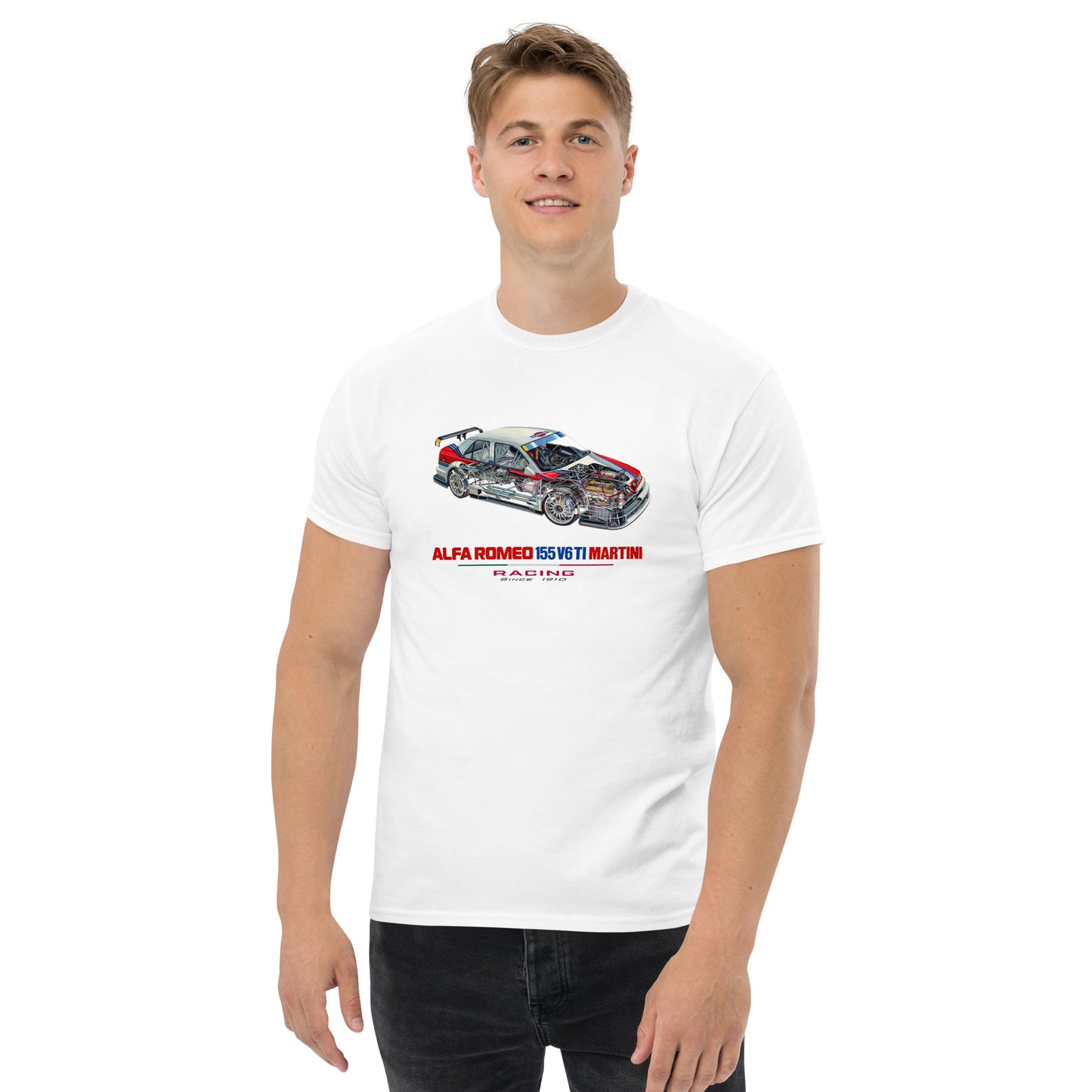Tshirt Alfa Romeo 155 v6 ti Martini - Alfista Shop