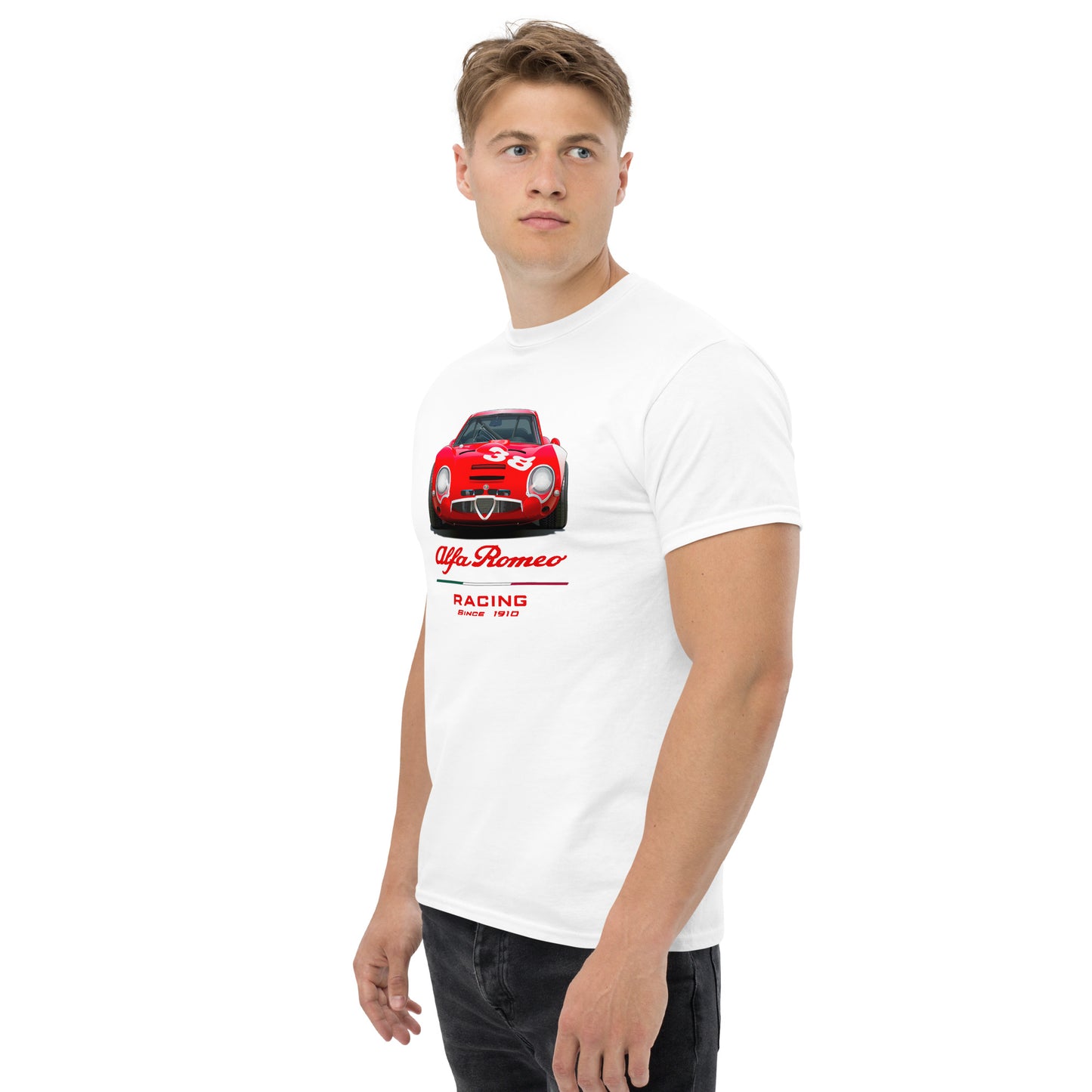 Tshirt Alfa Romeo TZ historic car vintage - Alfista Shop