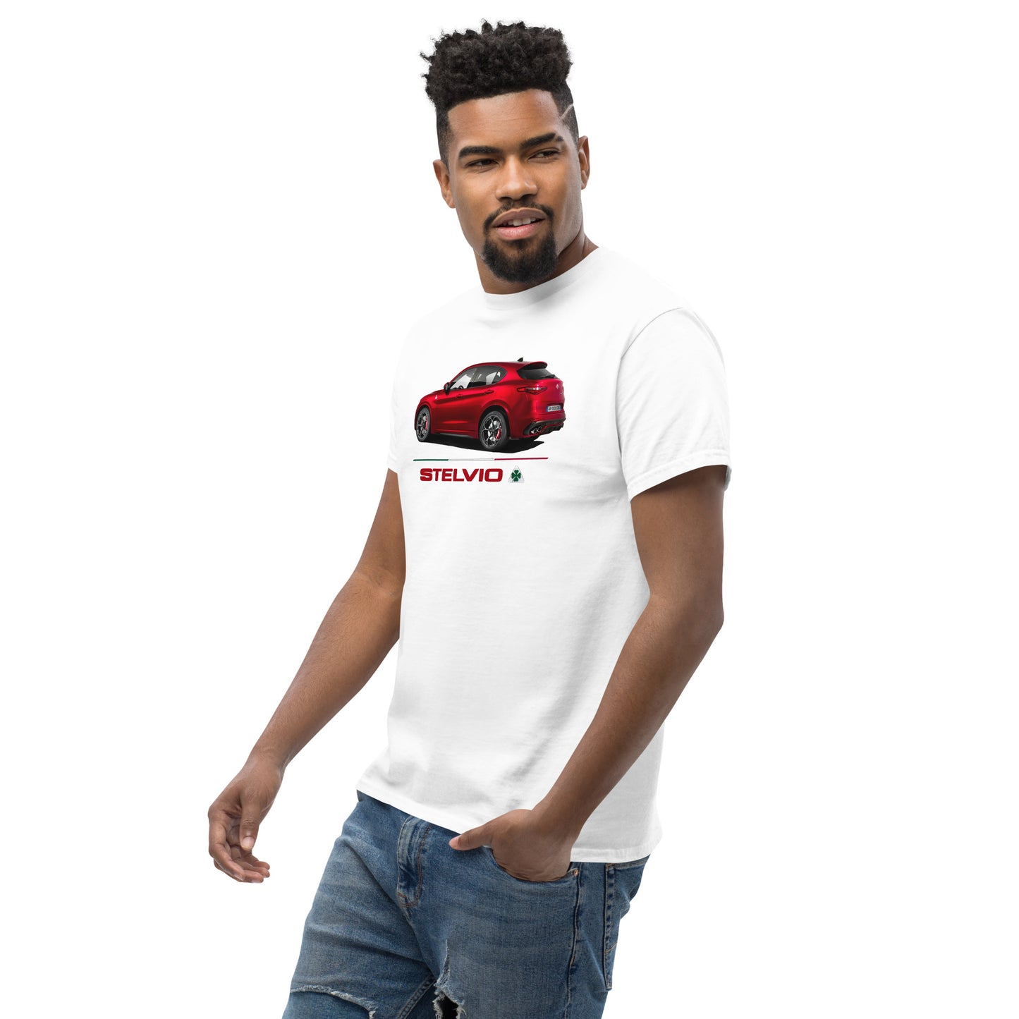 Tshirt Alfa Romeo Stelvio Quadrifoglio - Alfista Shop