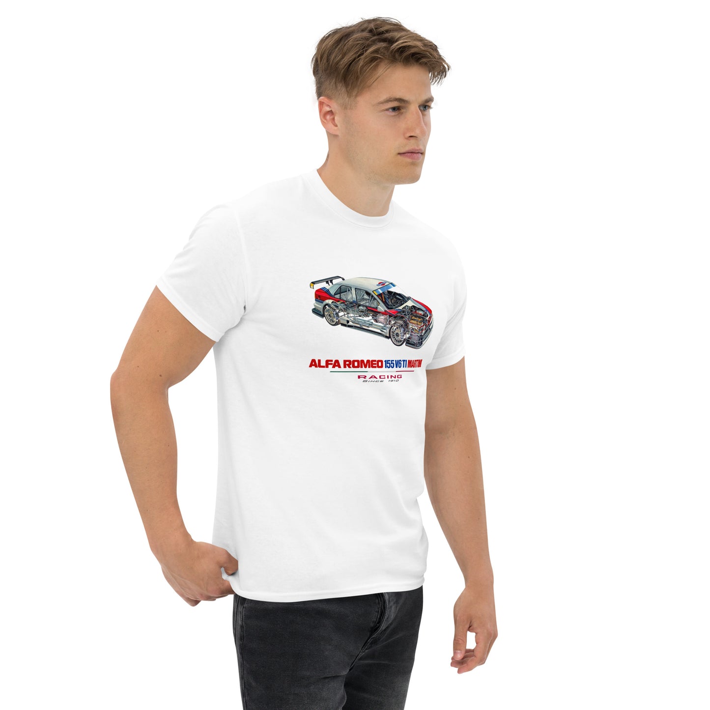 Tshirt Alfa Romeo 155 v6 ti Martini - Alfista Shop