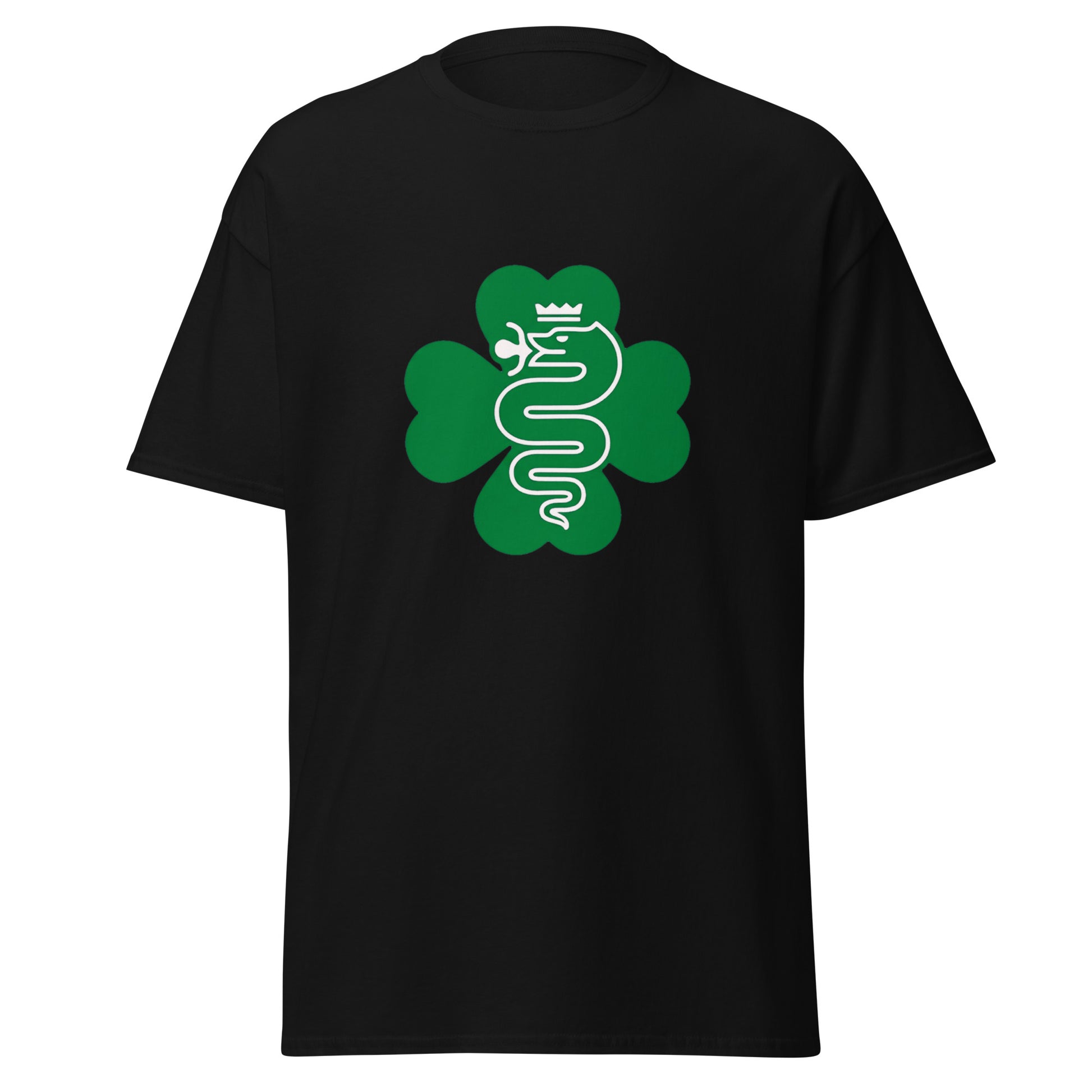 T-Shirt Quadrifoglio e Biscione per Veri Alfisti black