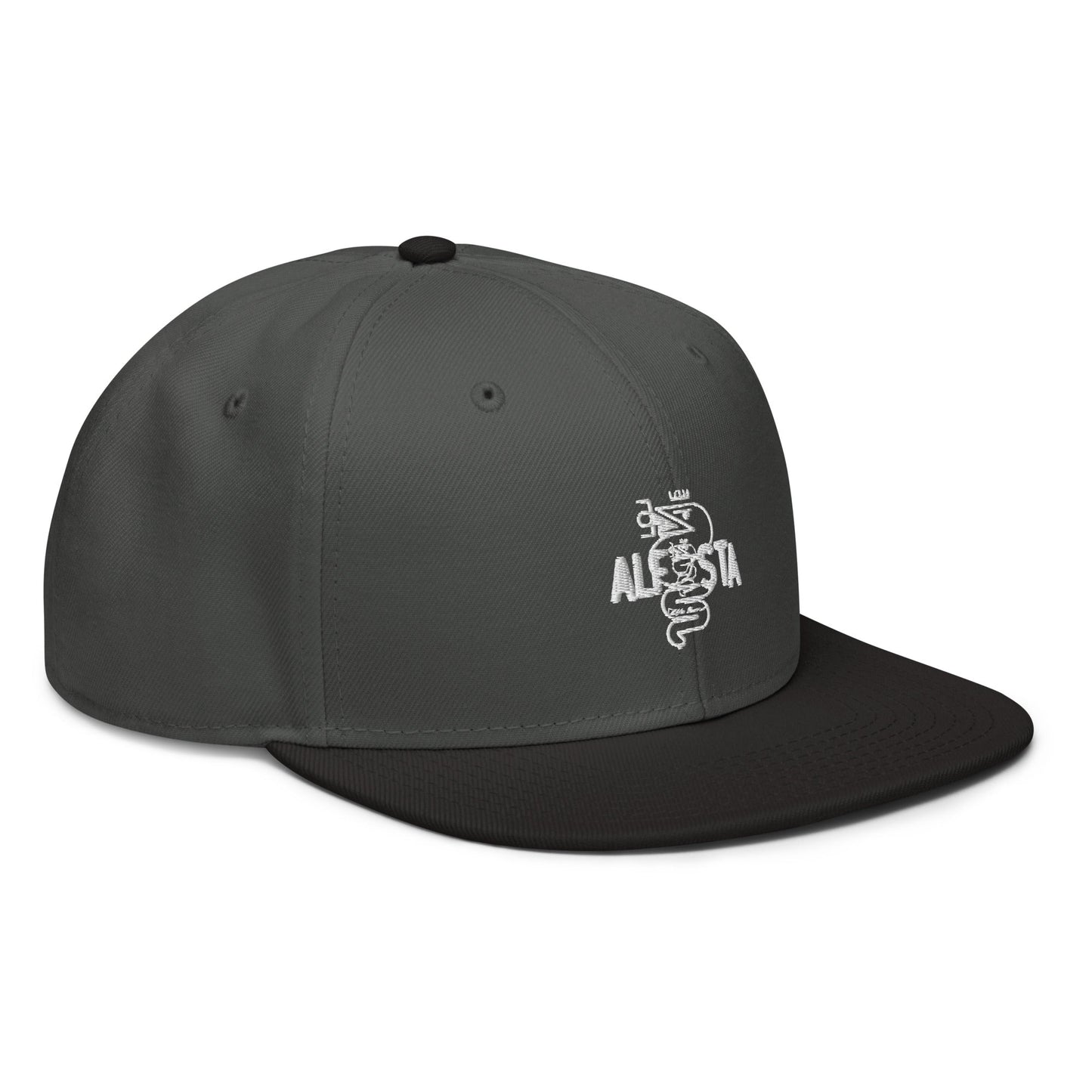 Cappellino Alfista snapback baseball - Nero/Grigio antracite/Grigio antracite - cappellino