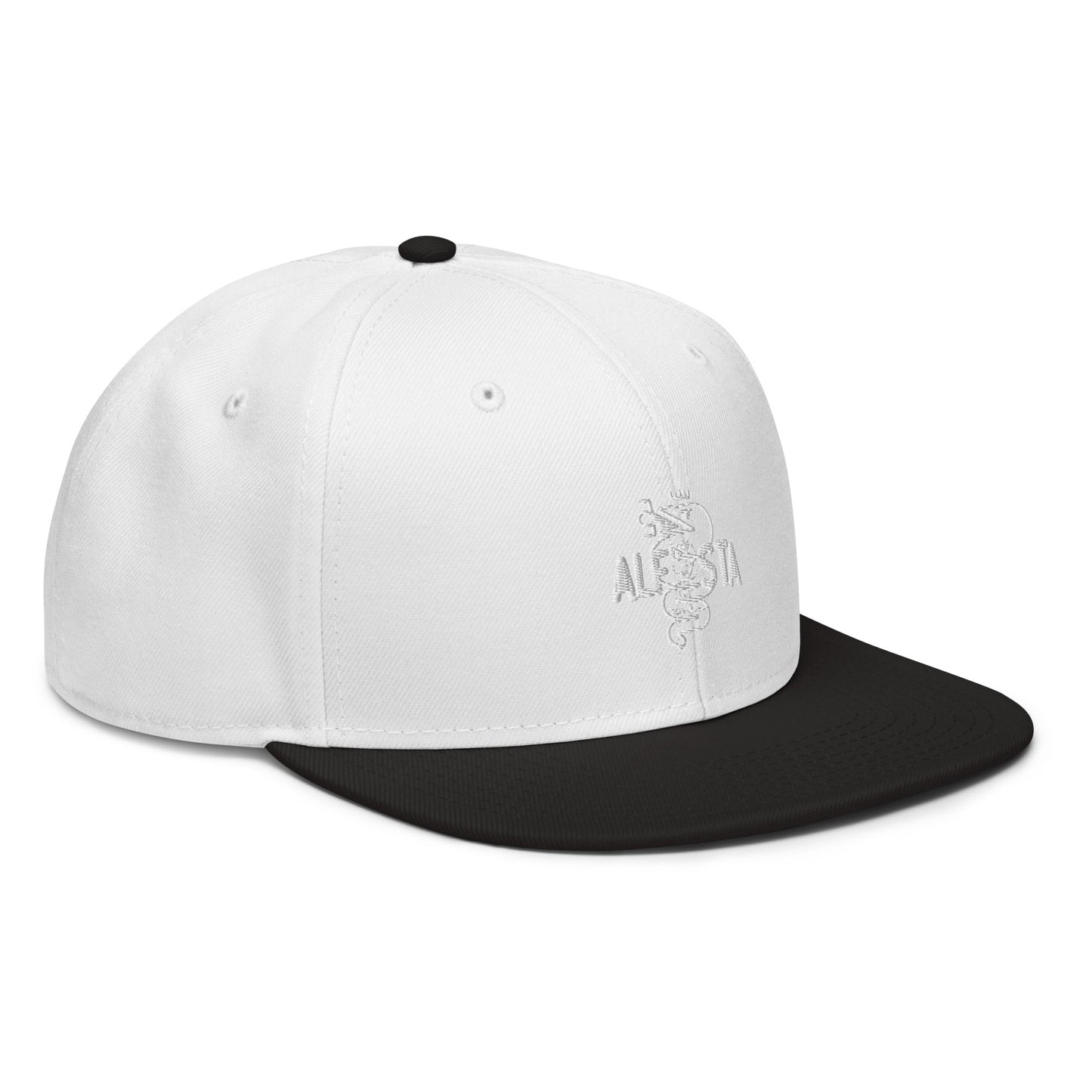 Cappellino Alfista snapback baseball - Nero/Bianco/Bianco - cappellino