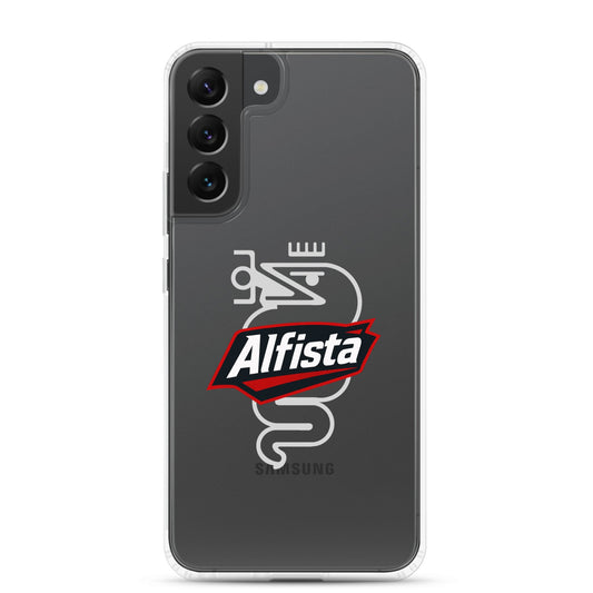 Cover Samsung Galaxy S22 S23 S24 S25 Trasparente per Alfisti – Protezione Elegante e Personalizzata