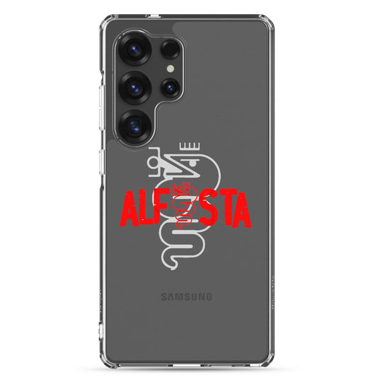 Cover Samsung Galaxy S22 S23 S24 S25 Trasparente per Alfisti – Stile Alfa Romeo