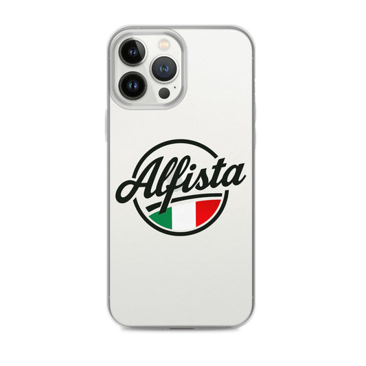 Cover trasparente per iPhone con design Alfisti – Custodia elegante per iPhone 13 14 15 16