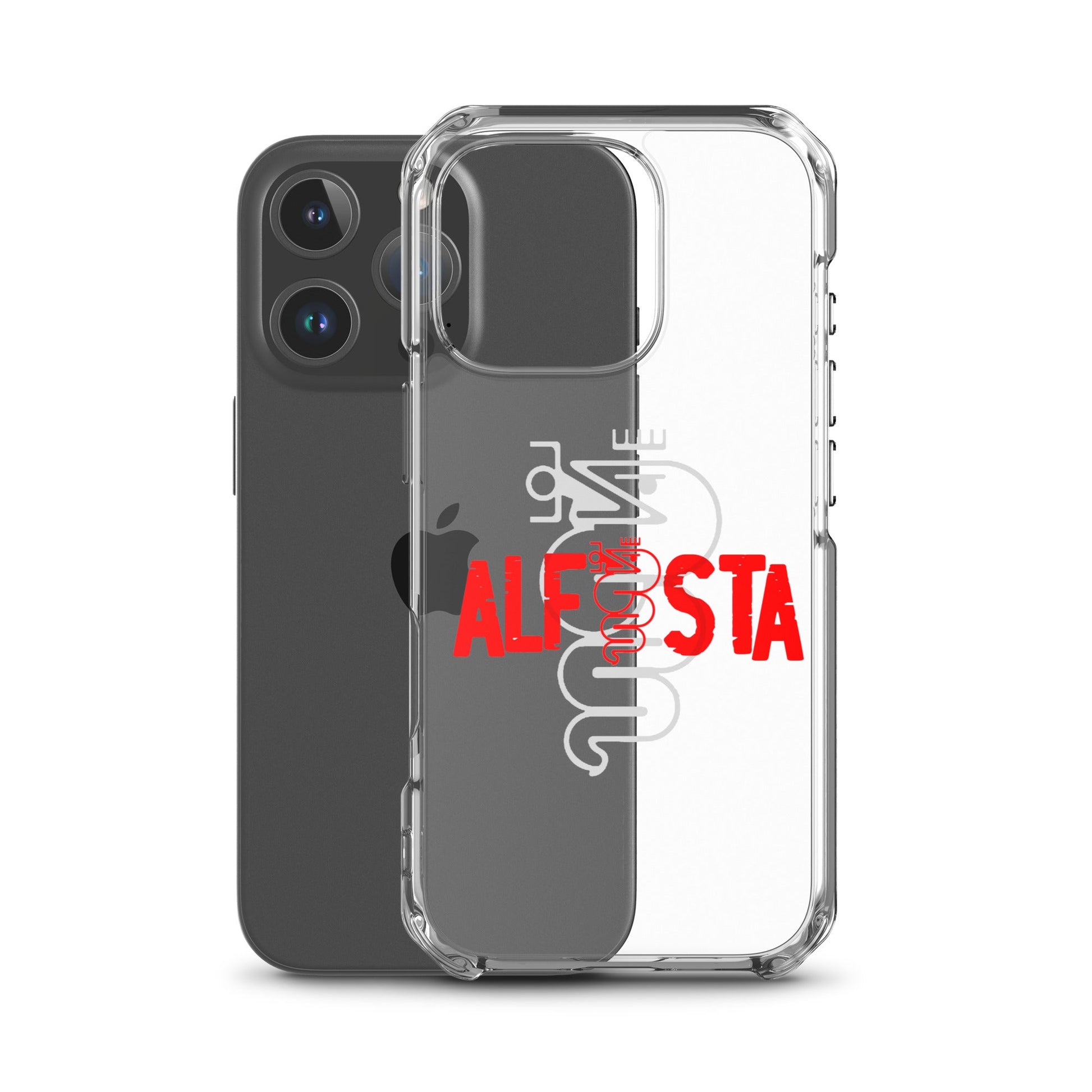 Cover trasparente per iPhone – Custodia Stilizzata per Alfisti | iPhone 13 14 15 16