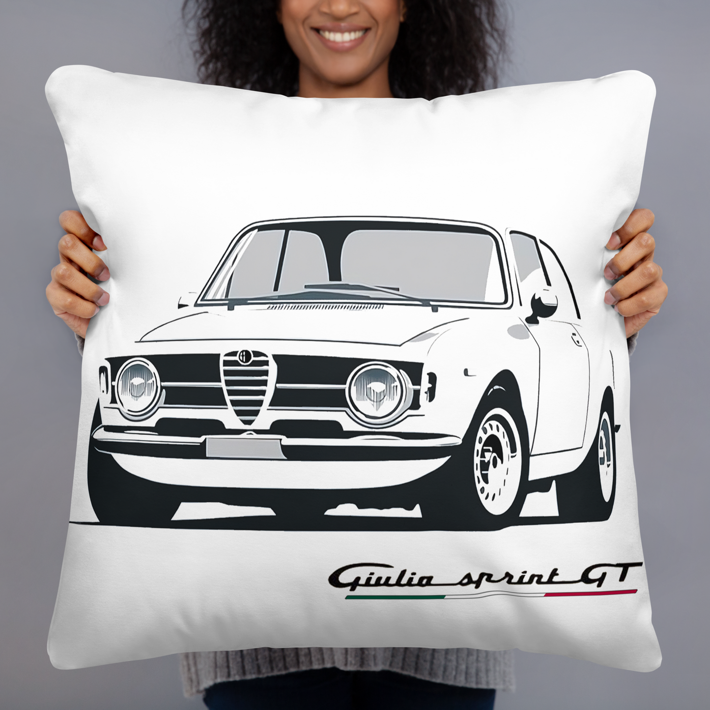 Cuscino Personalizzato con Stampa Alfa Romeo Giulia Gt Junior