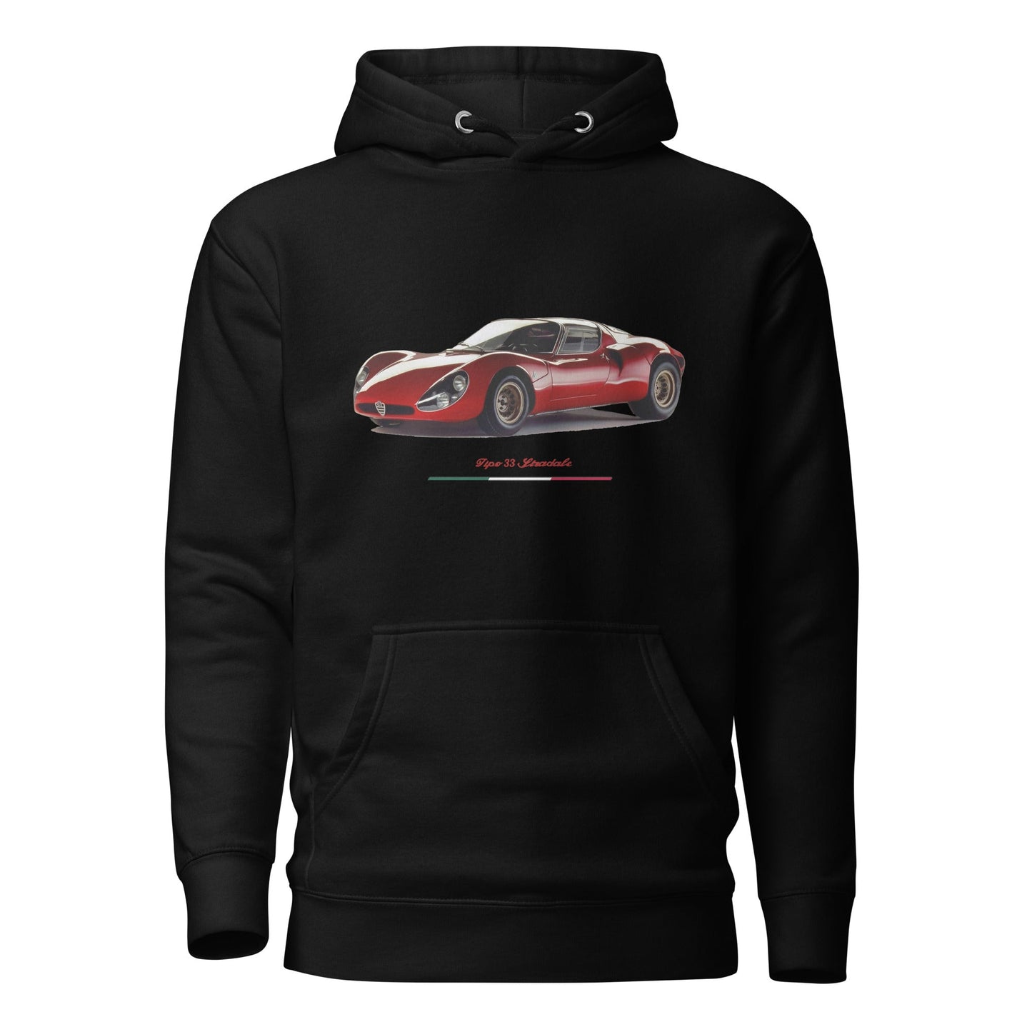 Felpa con cappuccio Alfa Romeo 33 stradale classic car