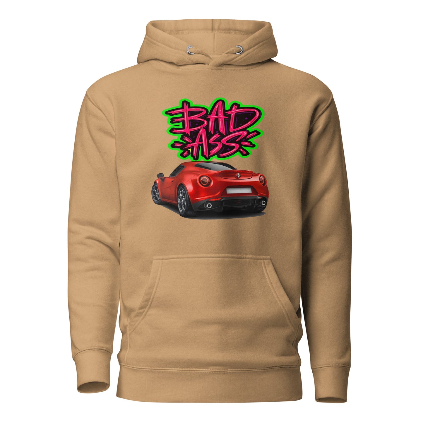 Felpa con Cappuccio Alfa Romeo 4C Bad Ass | Stile e Passione Automobilistica