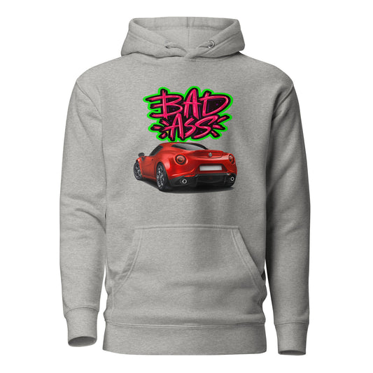 Felpa con Cappuccio Alfa Romeo 4C Bad Ass | Stile e Passione Automobilistica