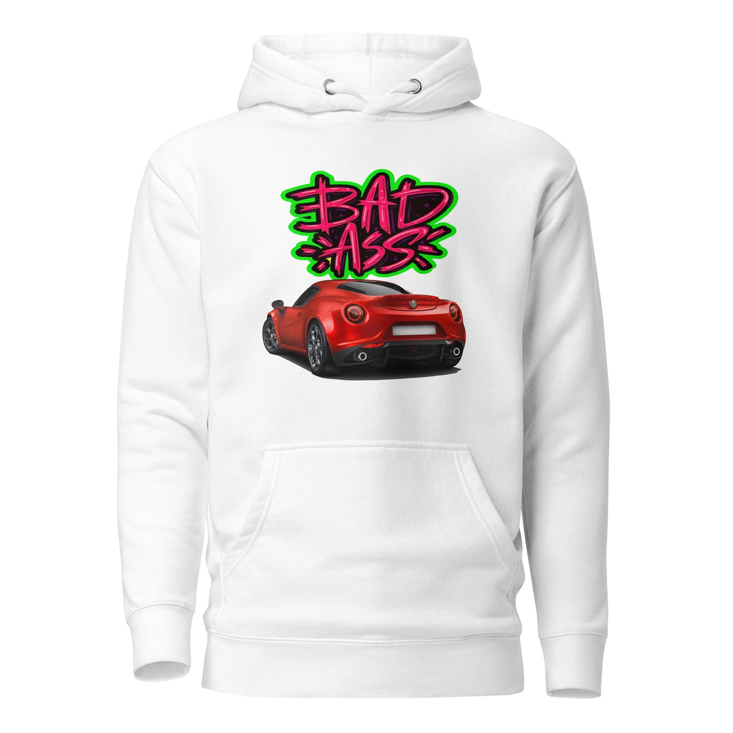 Felpa con Cappuccio Alfa Romeo 4C Bad Ass | Stile e Passione Automobilistica