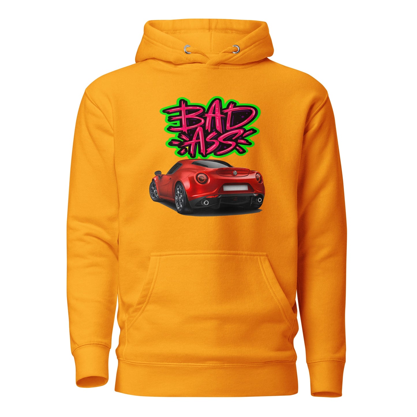 Felpa con Cappuccio Alfa Romeo 4C Bad Ass | Stile e Passione Automobilistica