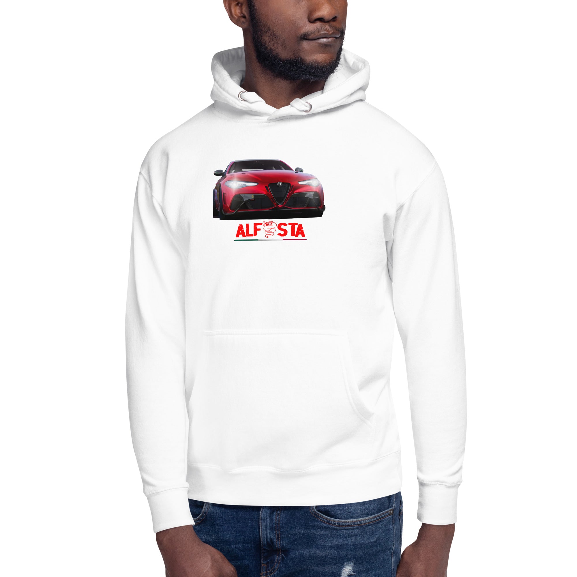 Alfa Romeo Giulia Gtam Hoodie Weiss S