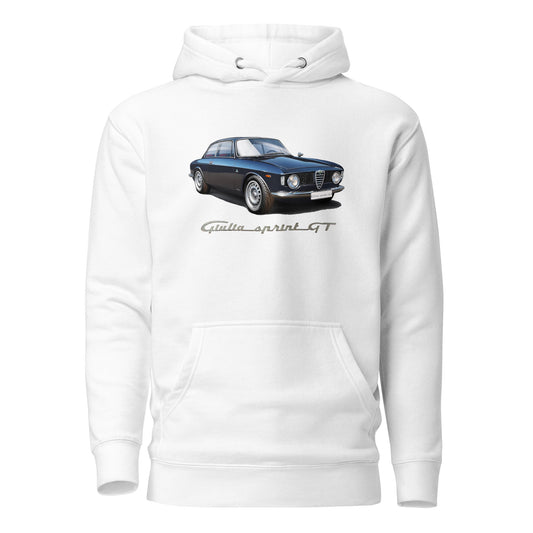 Felpa Alfa Romeo Giulia sprint gt vintage car - Alfista Shop