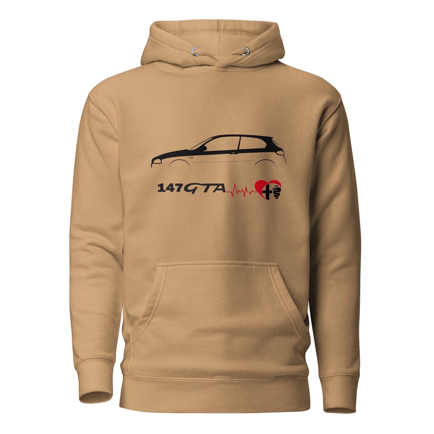 Felpa con Cappuccio per Appassionati Alfa Romeo 147 GTA | Maglia Sportiva
