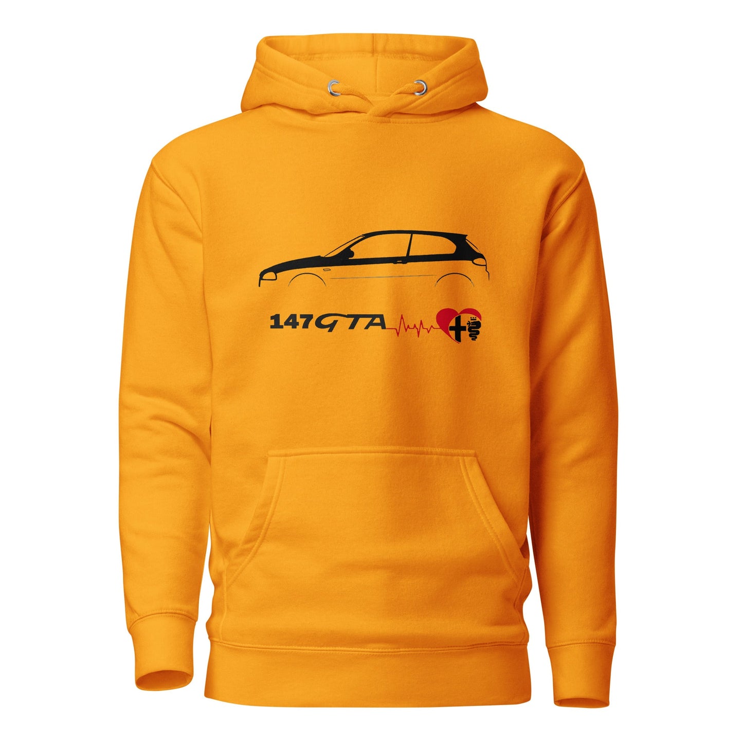 Felpa con Cappuccio per Appassionati Alfa Romeo 147 GTA | Maglia Sportiva