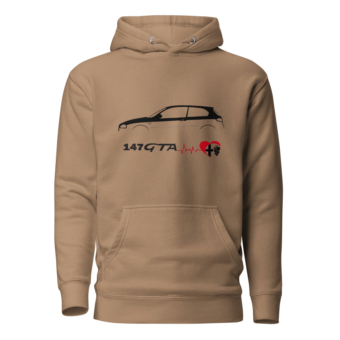 Felpa con Cappuccio per Appassionati Alfa Romeo 147 GTA | Maglia Sportiva