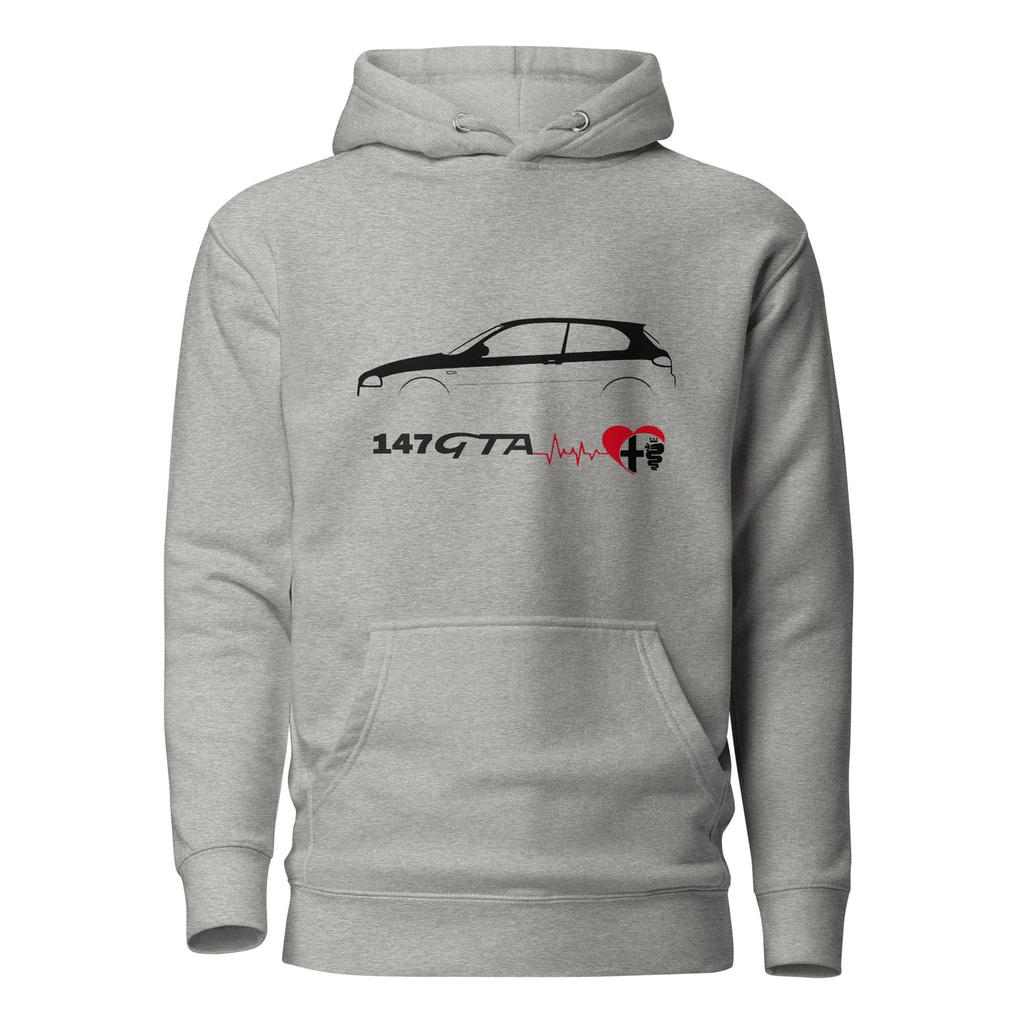 Felpa con Cappuccio per Appassionati Alfa Romeo 147 GTA | Maglia Sportiva