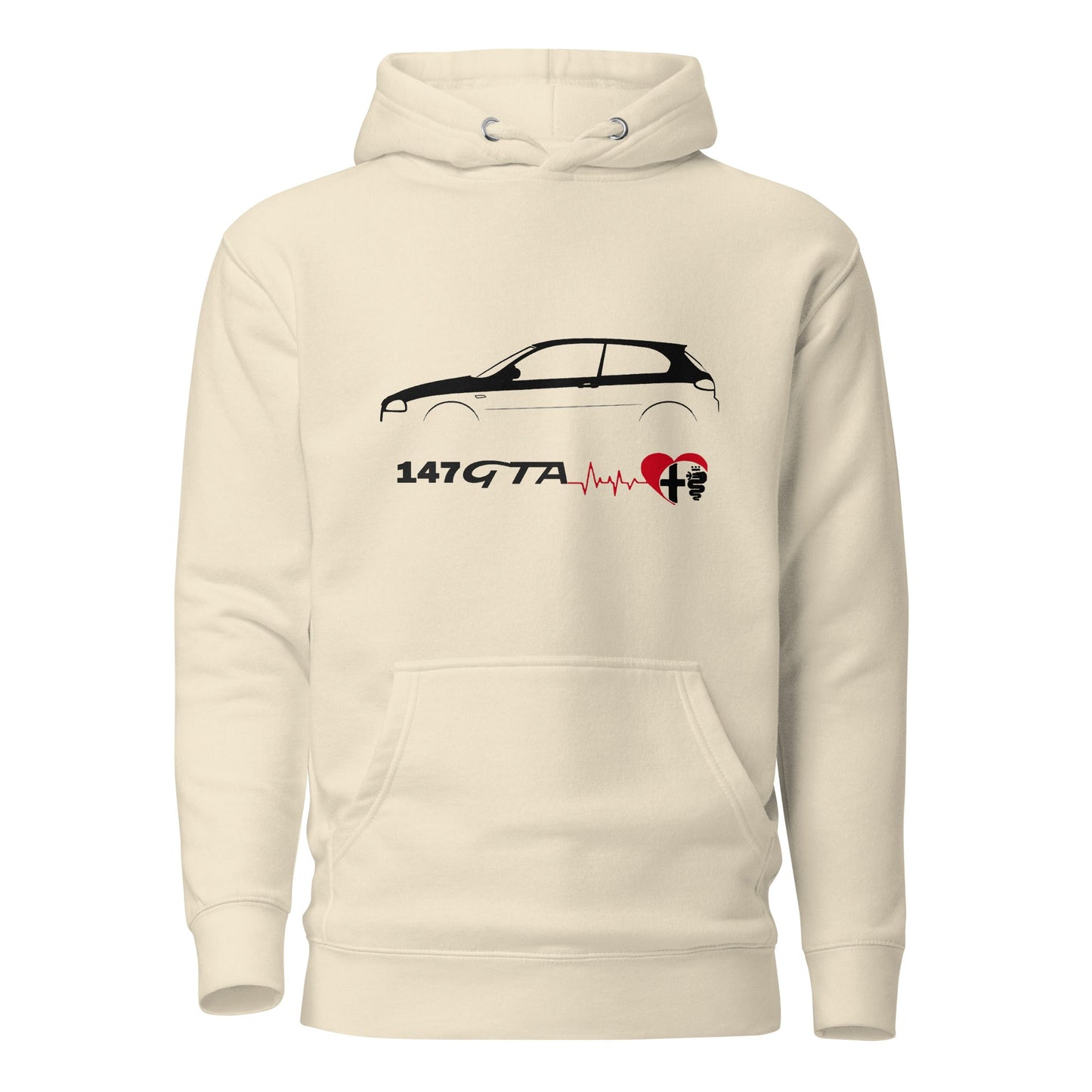 Felpa con Cappuccio per Appassionati Alfa Romeo 147 GTA | Maglia Sportiva