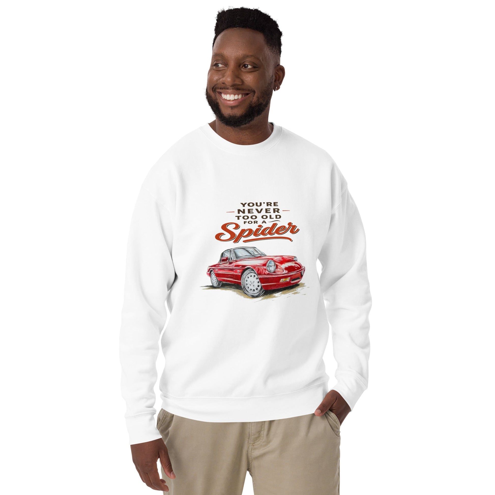Felpa Girocollo Alfa Duetto Stile e Passione Automobilistica