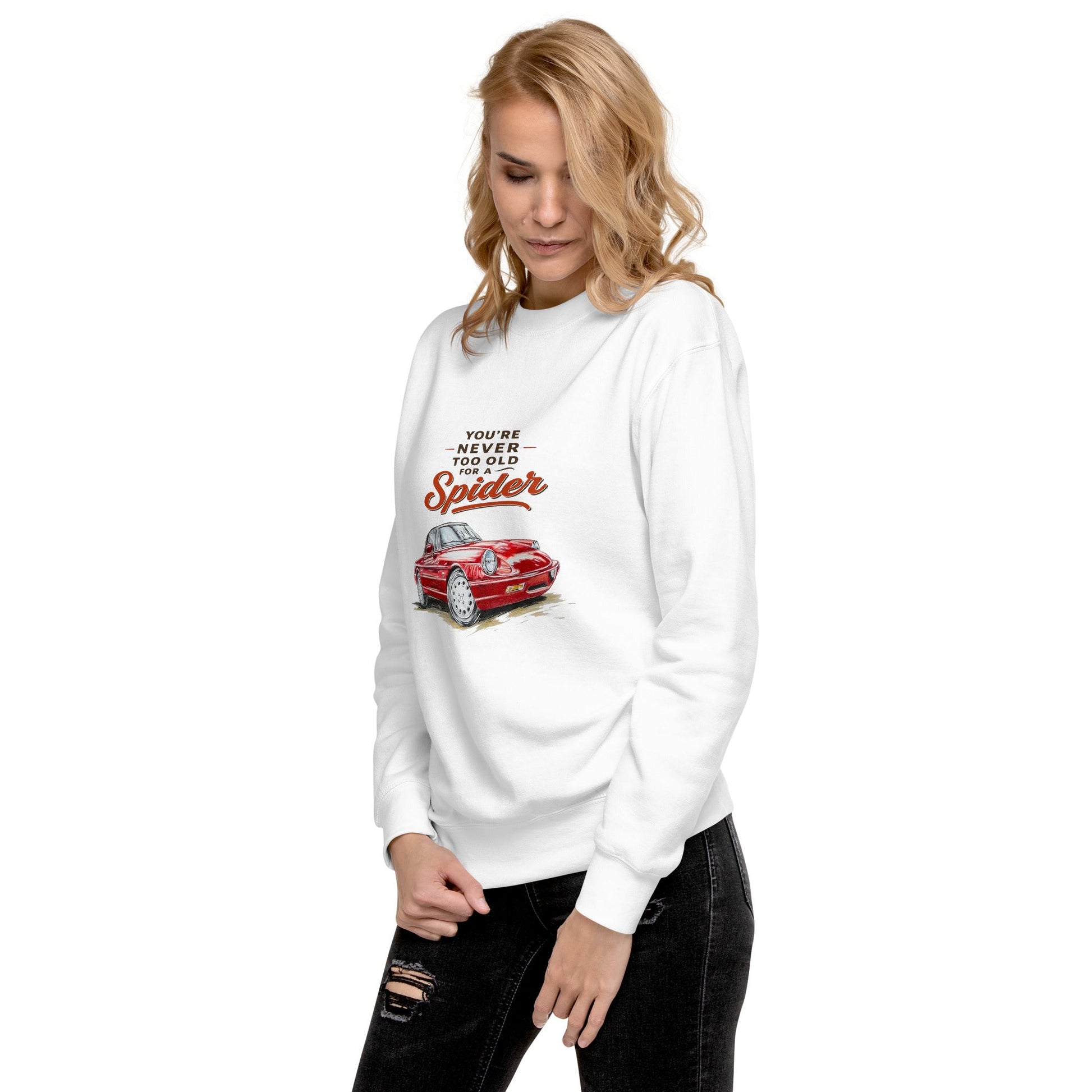 Felpa Girocollo Alfa Duetto Stile e Passione Automobilistica