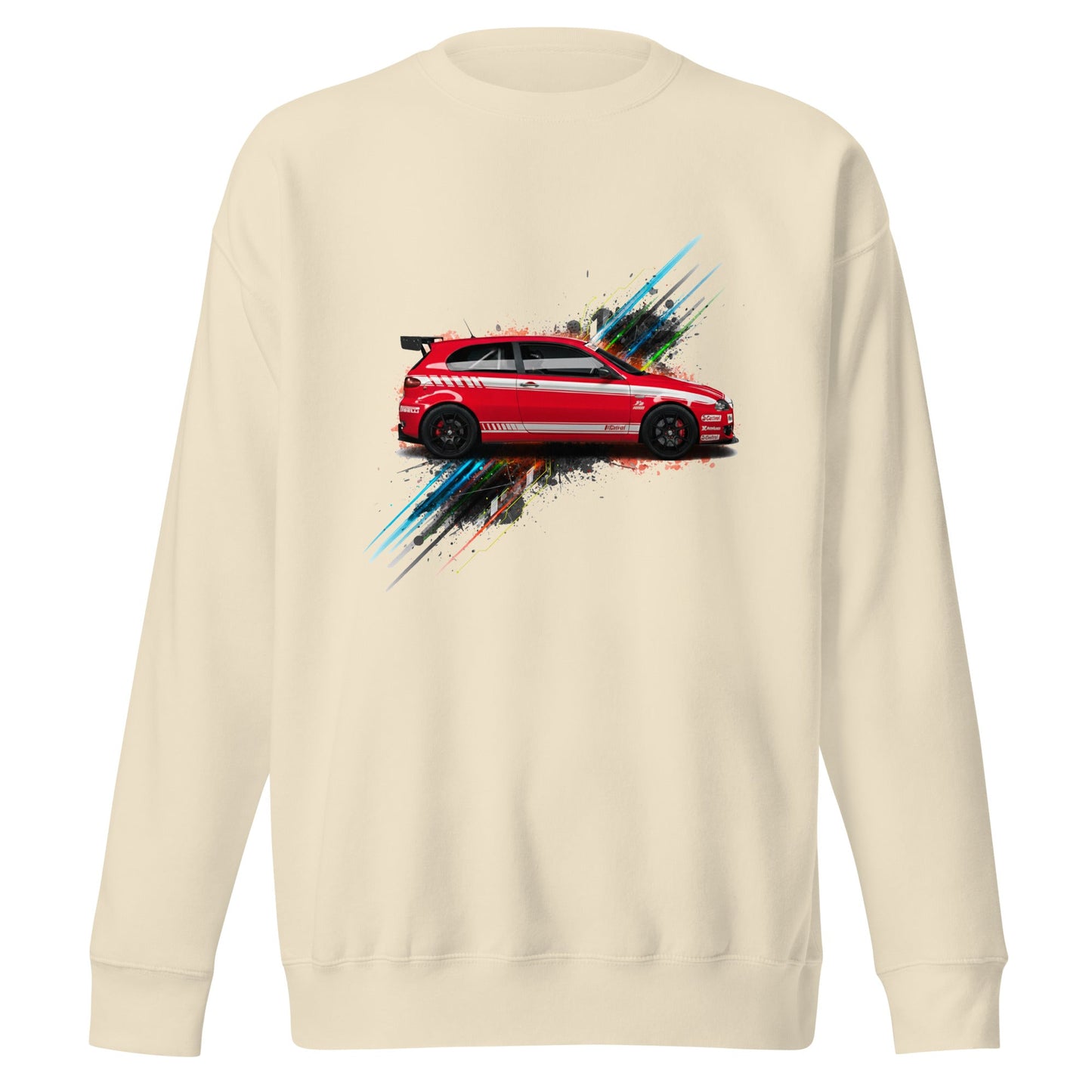 Felpa Girocollo | Tribute alla Alfa Romeo 147 Blackline | Stile Streetwear