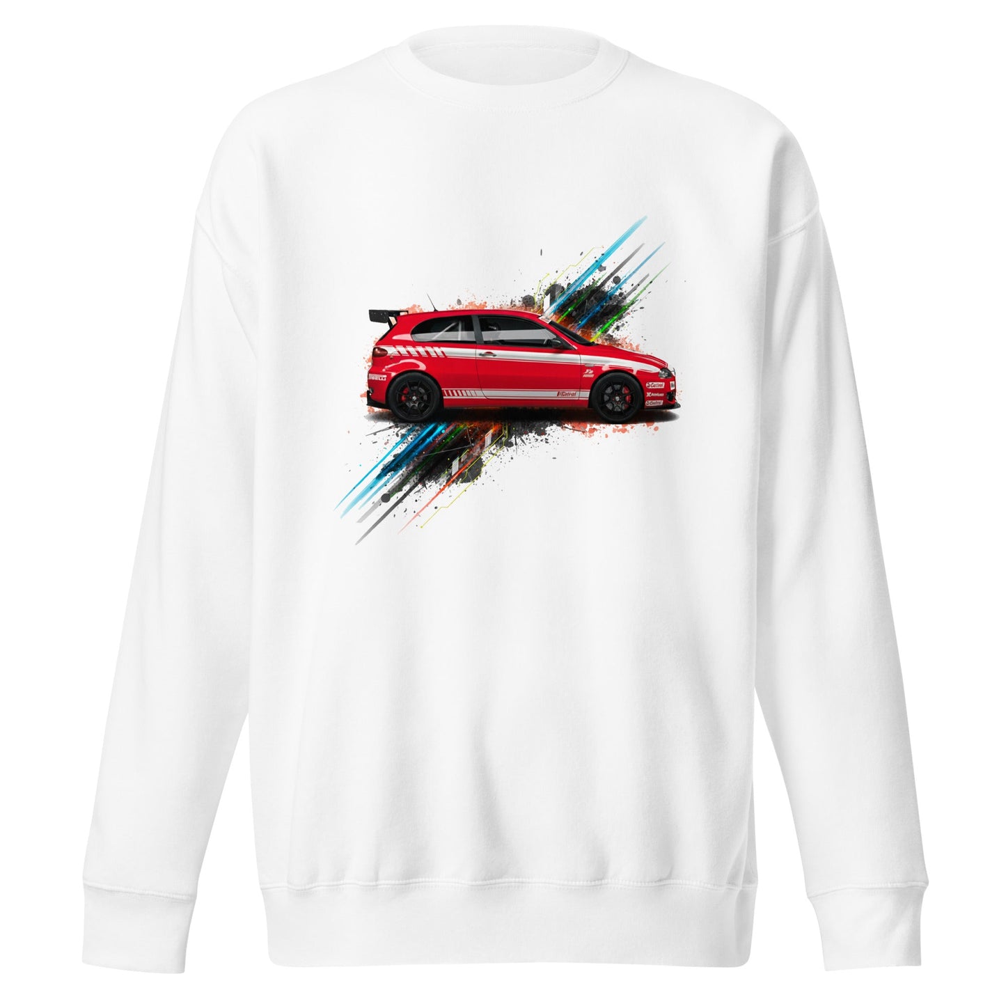 Felpa Girocollo | Tribute alla Alfa Romeo 147 Blackline | Stile Streetwear