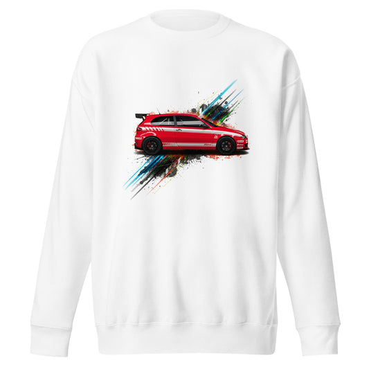 Felpa Girocollo | Tribute alla Alfa Romeo 147 Blackline | Stile Streetwear