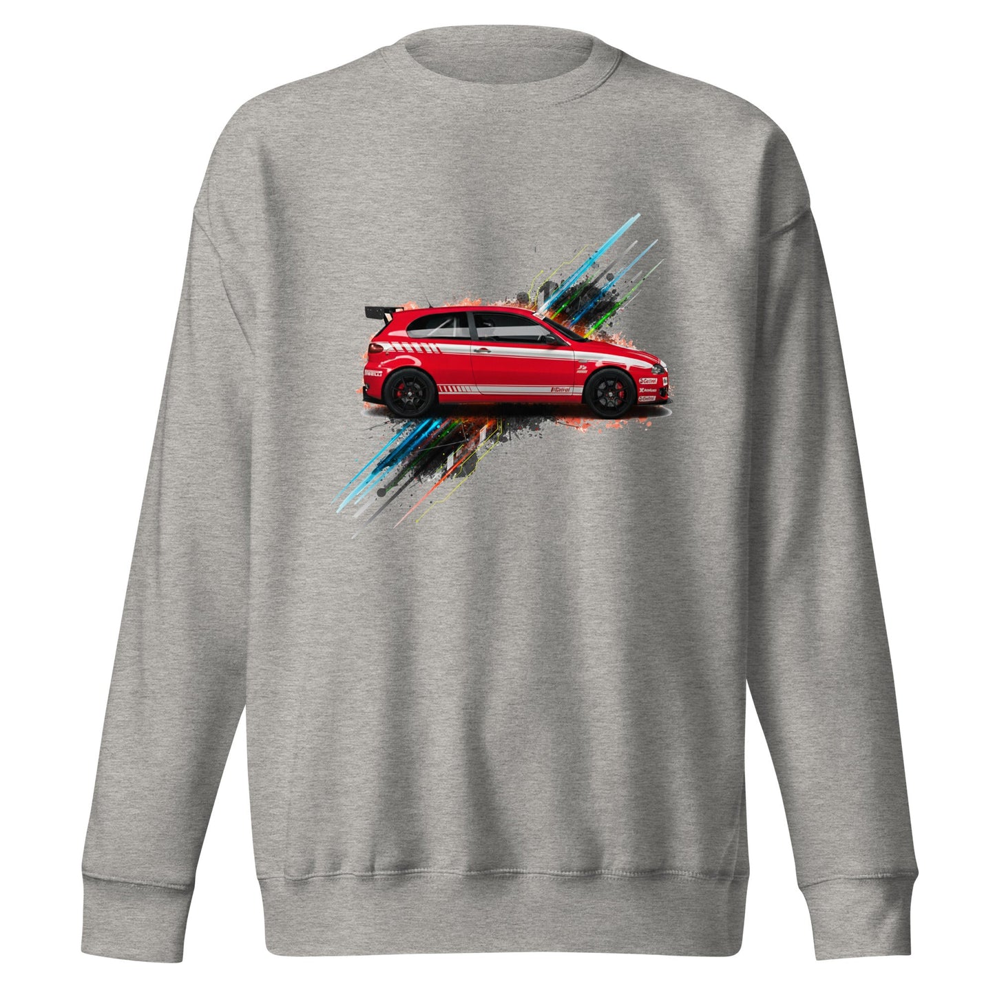 Felpa Girocollo | Tribute alla Alfa Romeo 147 Blackline | Stile Streetwear