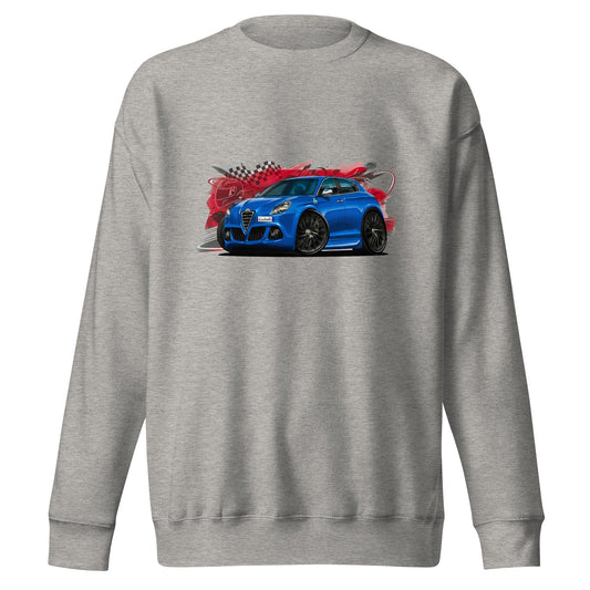 Felpa Girocollo | Tributo Alfa Romeo Giulietta Blu Misano