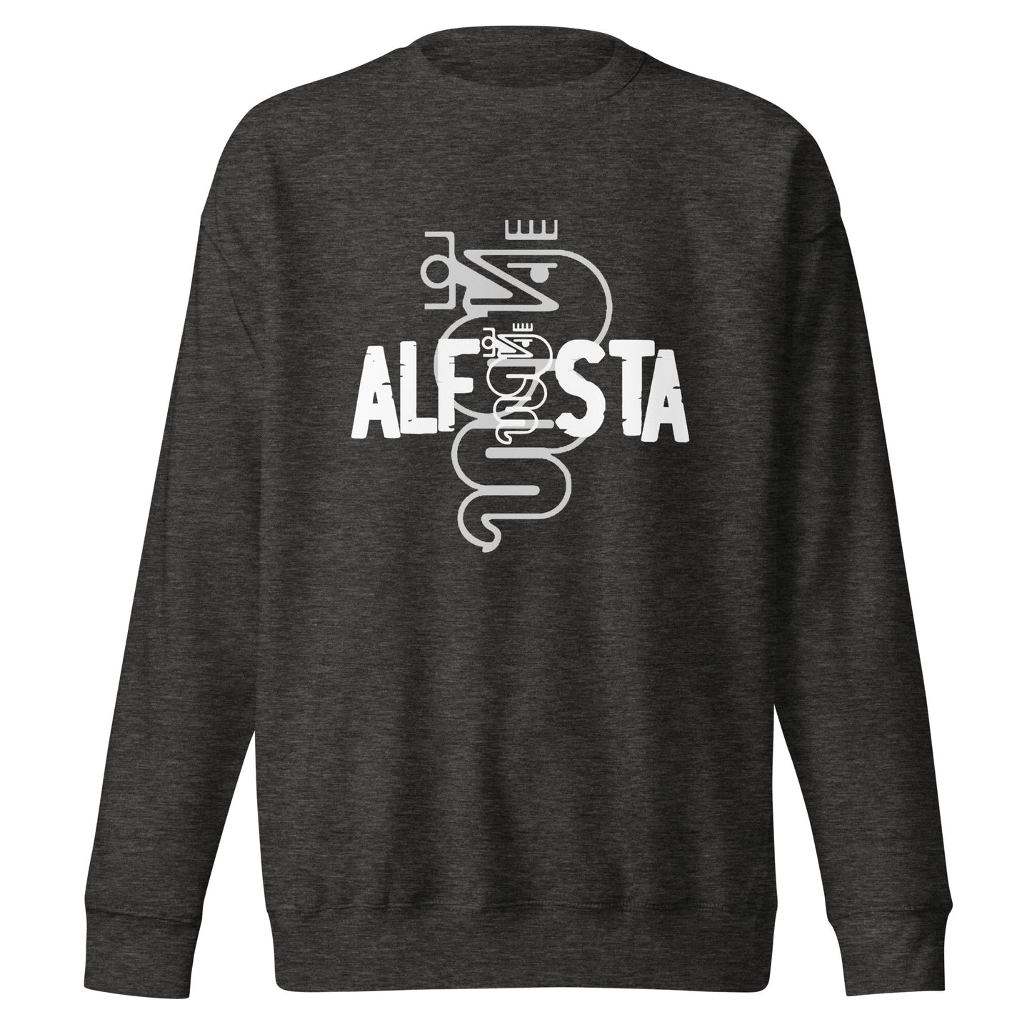 Felpa Girocollo Uomo logo Alfista